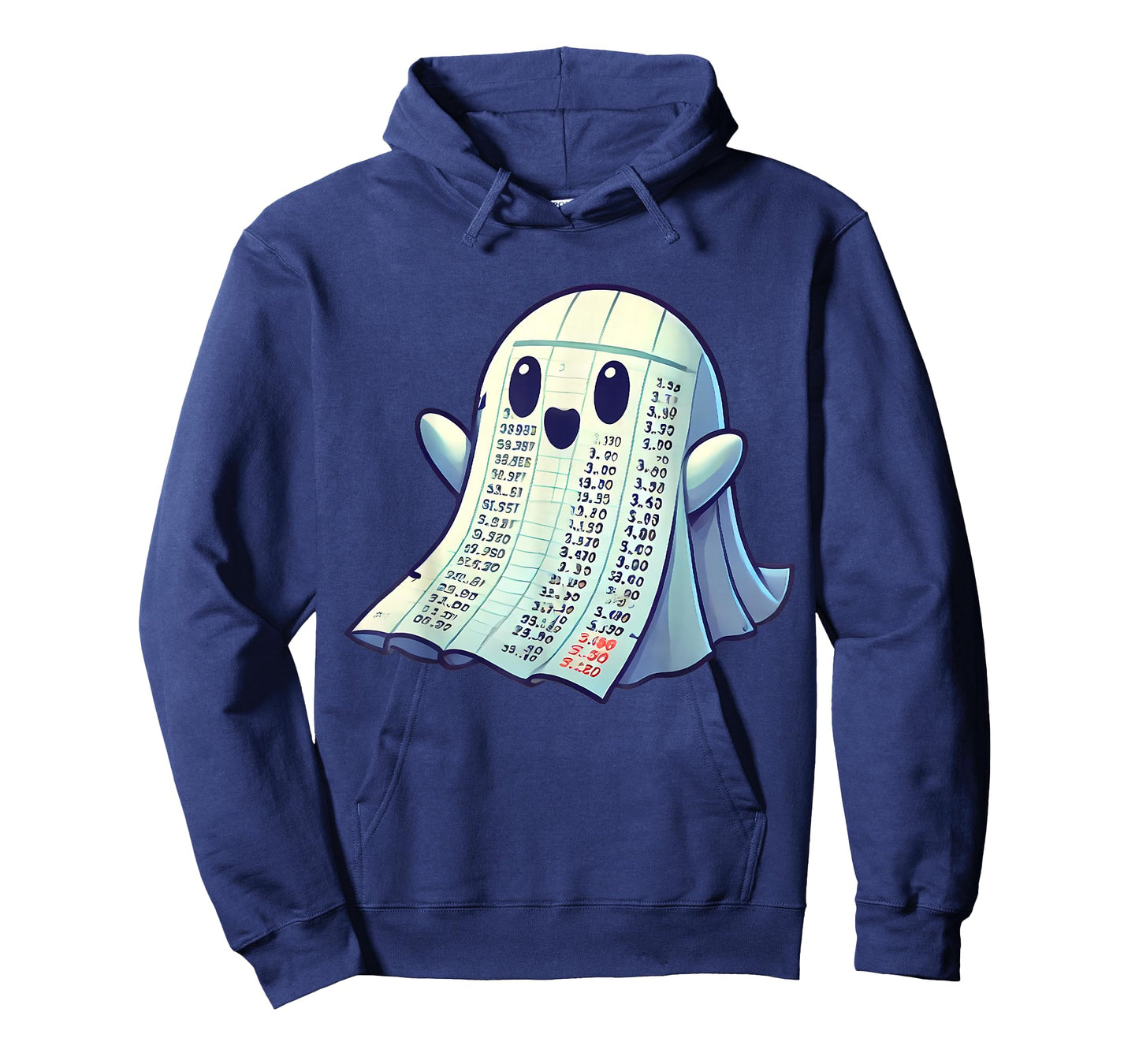 Accountant Halloween Costume Accounting Ghost Spreadsheet T-Shirt