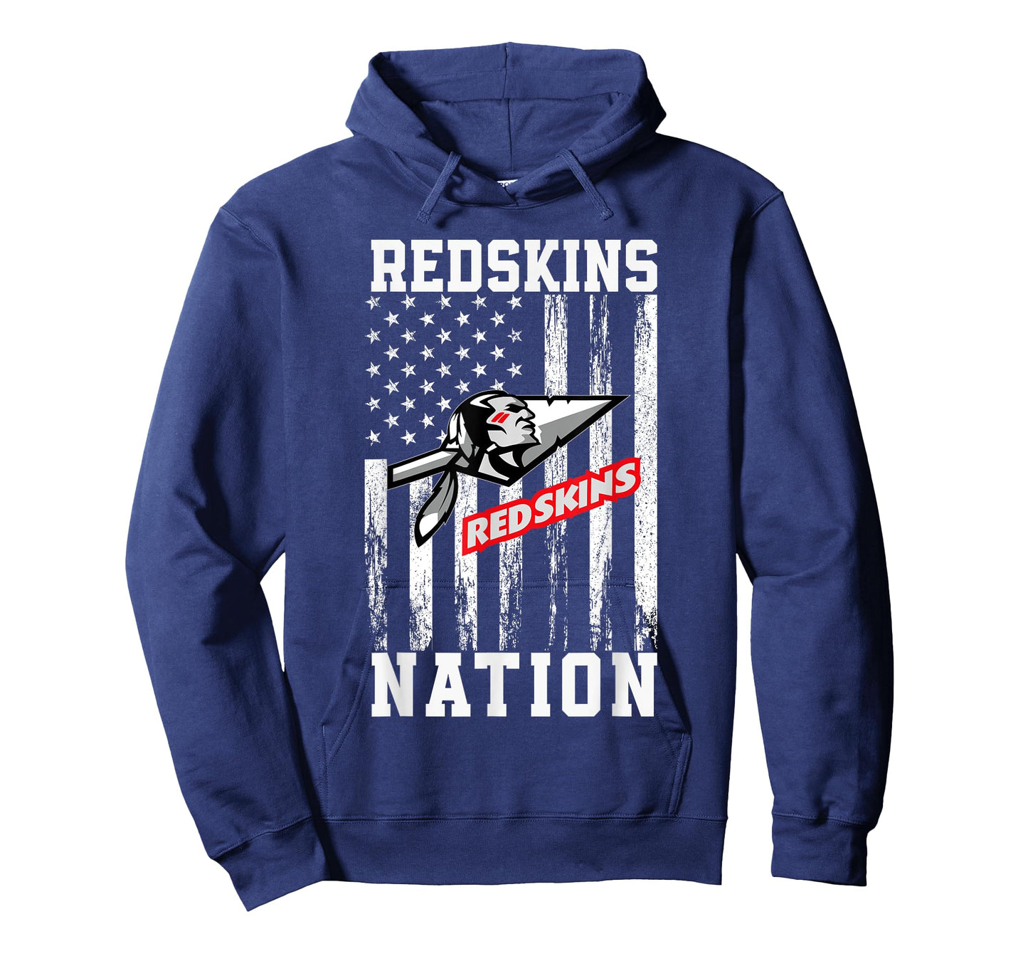 Caldwell Redskins Official High School Gear Unisex-Adults Kids Black Small Straight Short Sleeve Cotton Crew Neck T-Shirt
