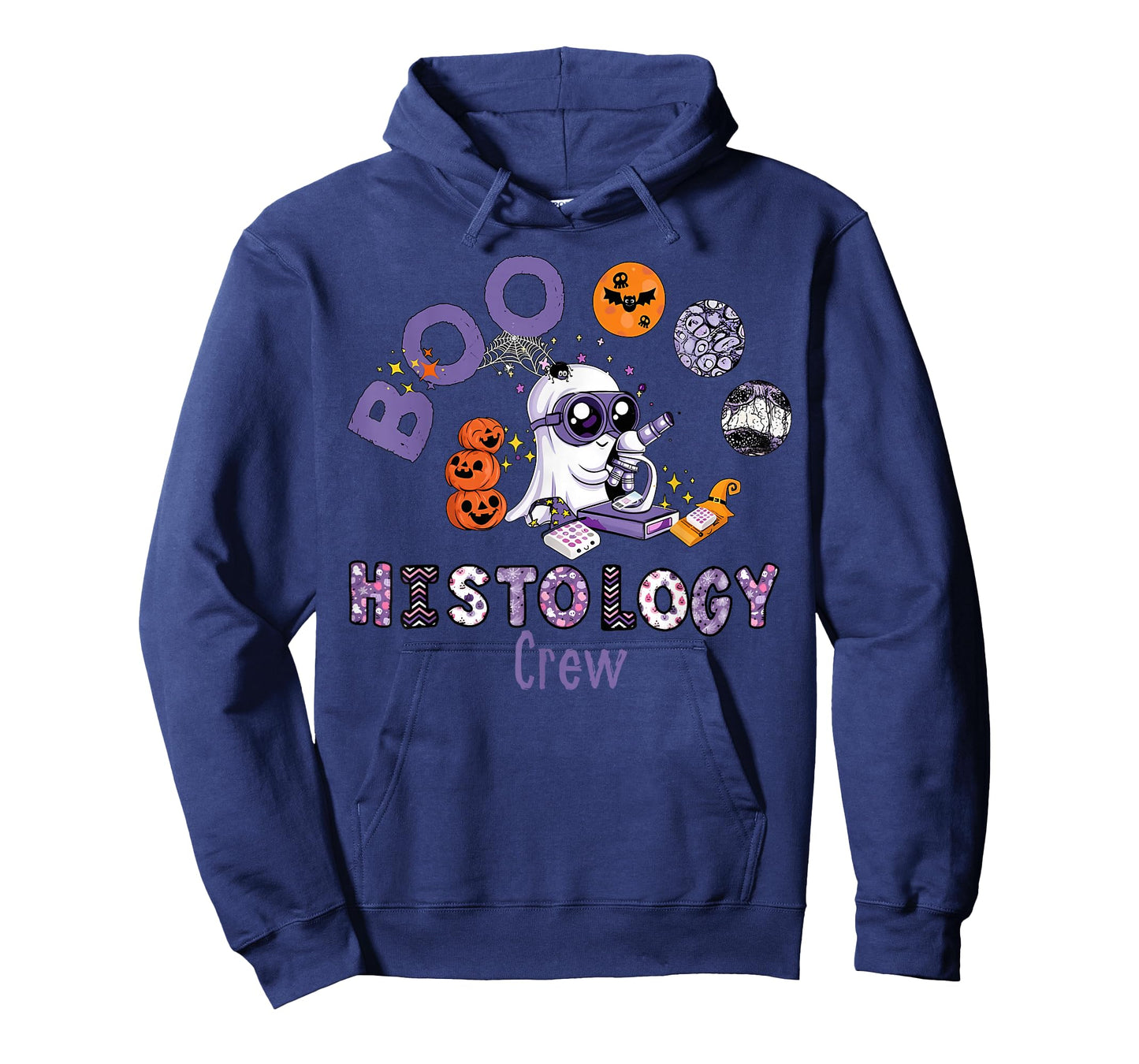 Boo Ghost Histology Crew Halloween Spooky Pathologist T-Shirt