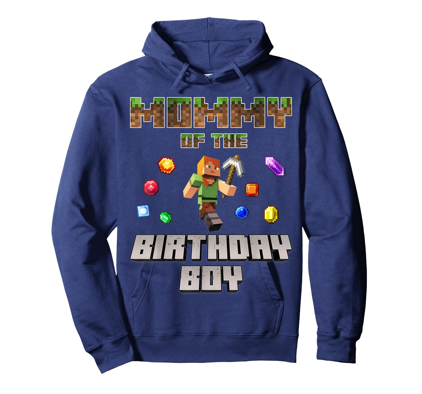 Mommy Of The Birthday Boy Video Gamer Pixel Number T-Shirt