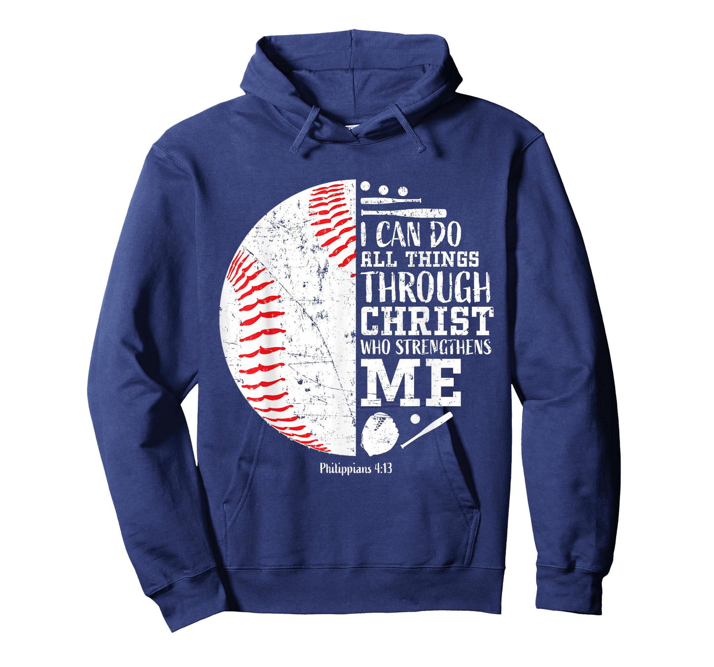 Christian Baseball I Can Do All Things Religious Verse Gifts T-Shirt