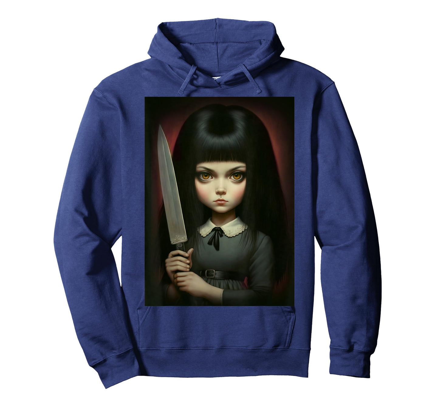 Last Gasp Graphics Sinister Girl Holding Knife T-Shirt