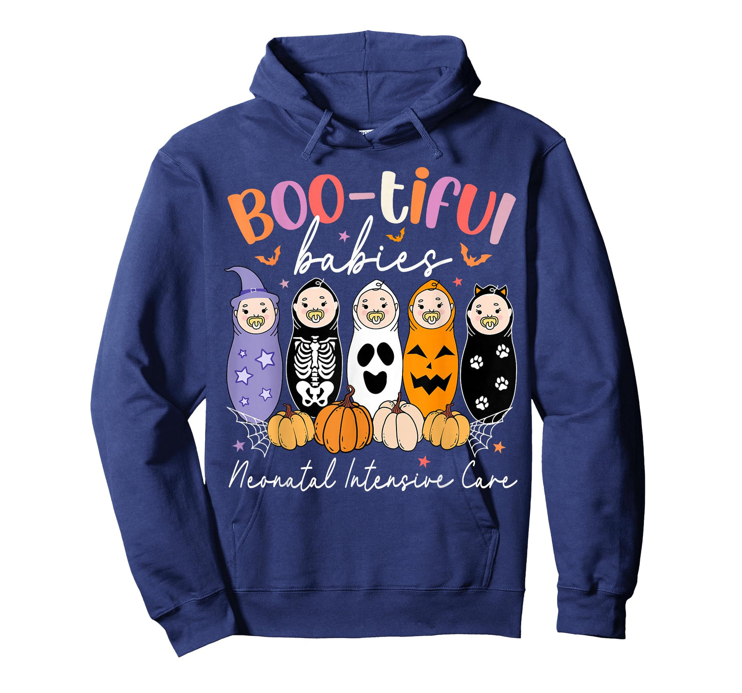 Bootiful Babies Neonatal Intensive Care NICU Nurse Halloween T-Shirt
