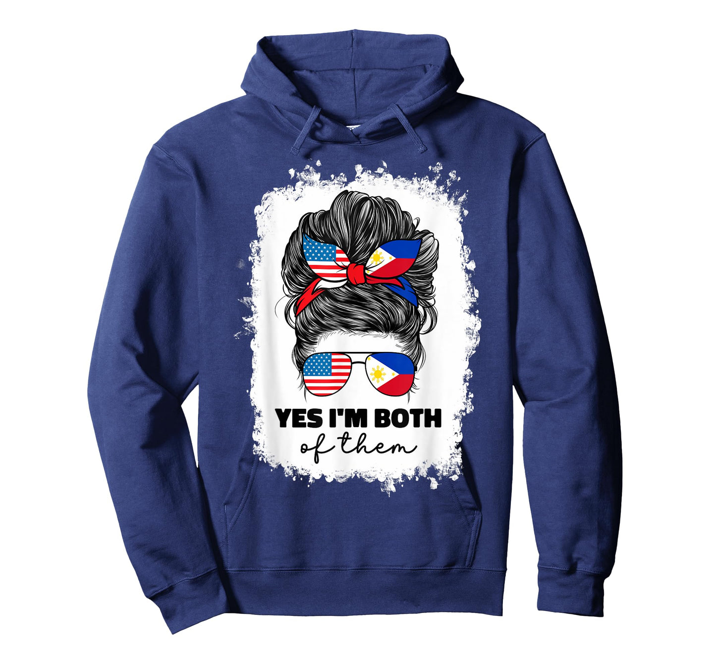 Half Filipino And American America Philippines Usa Flag Girl T-Shirt