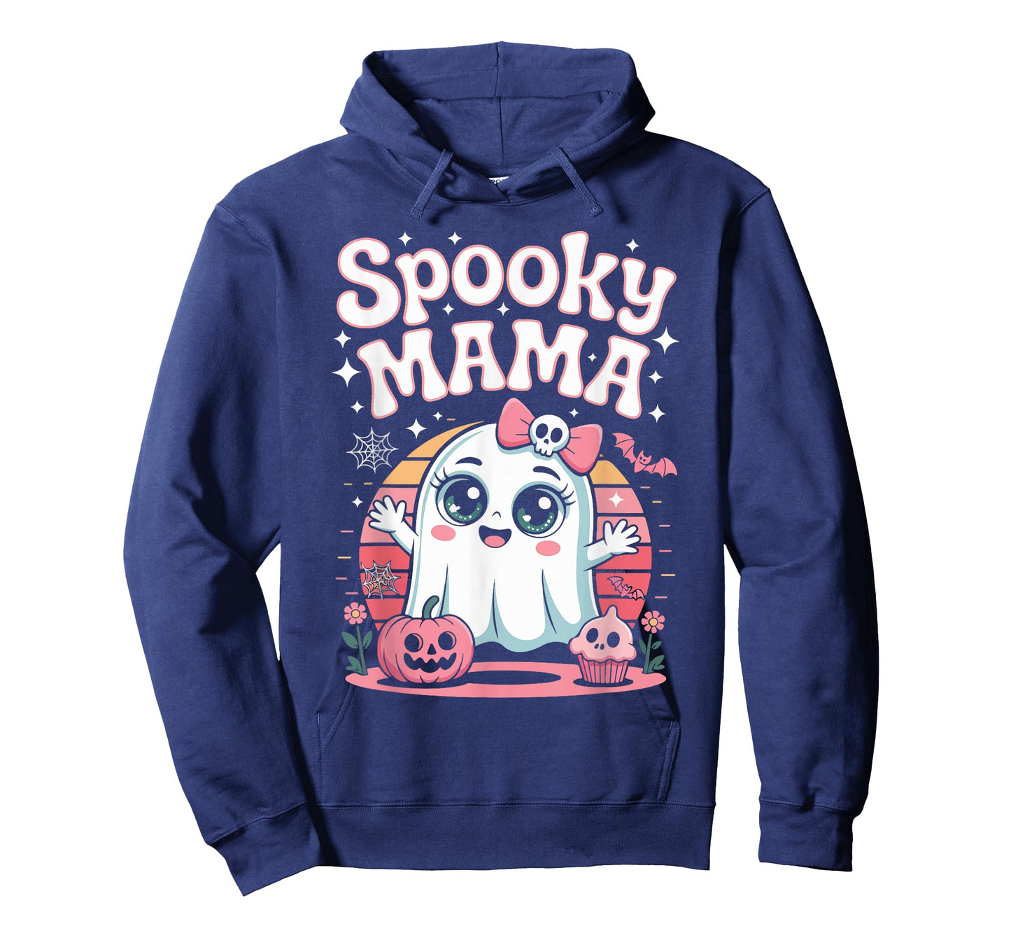 Spooky Mama Halloween Costume Funny Ghost T-Shirt
