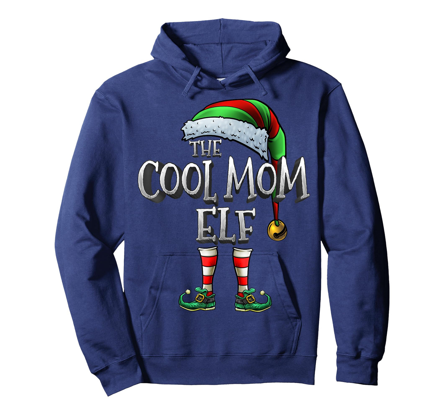 The Cool Mom Elf Shirt Matching Family Christmas Elf Mommy T-Shirt