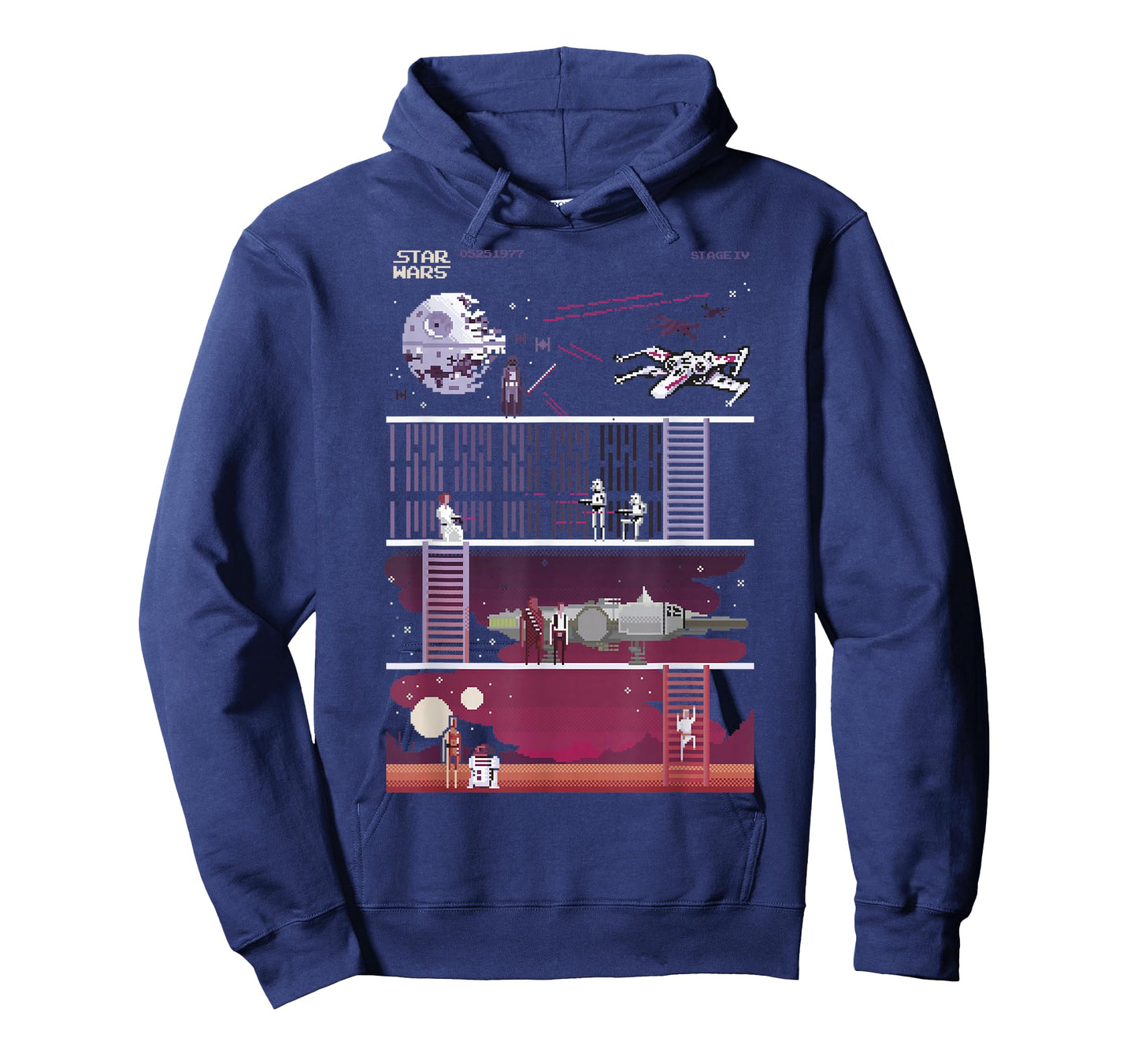 Star Wars Retro Video Game Theme T-Shirt