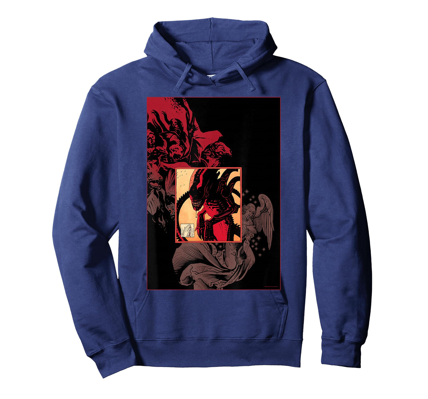 Alien 45th Anniversary Gothic Graphic Novel Xenomorph Art T-Shirt