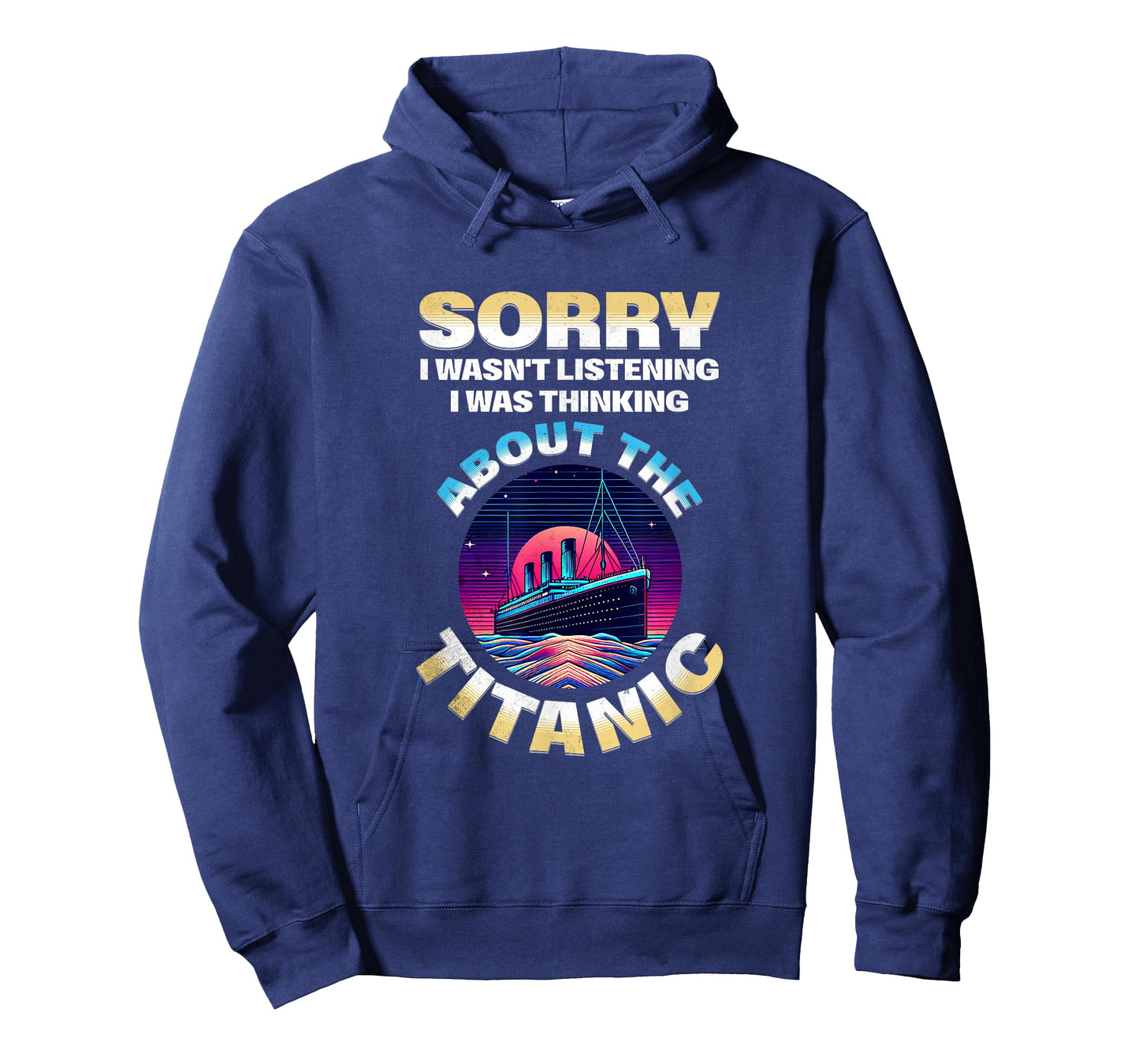 Sorry I Was Thinking About The Titanic Funny Kids Boys T-Shirt