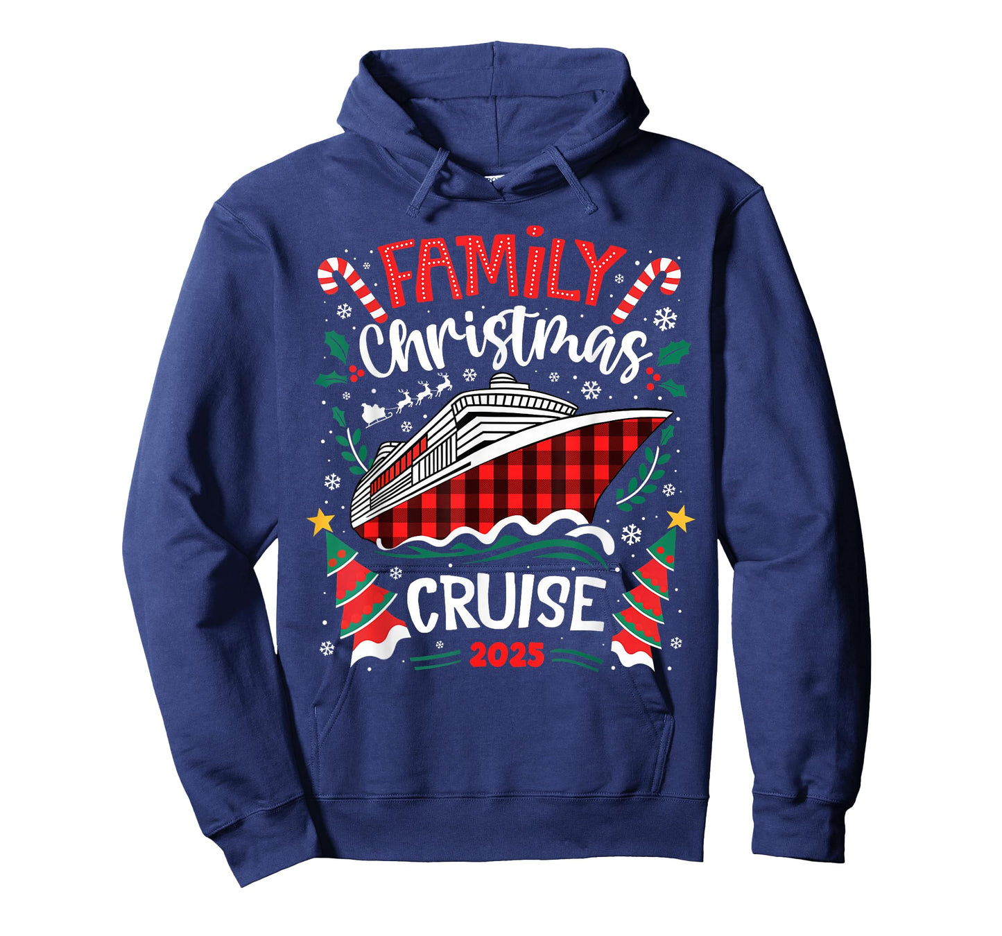 Family Christmas Cruise 2025 Family Matching Merry Christmas T-Shirt