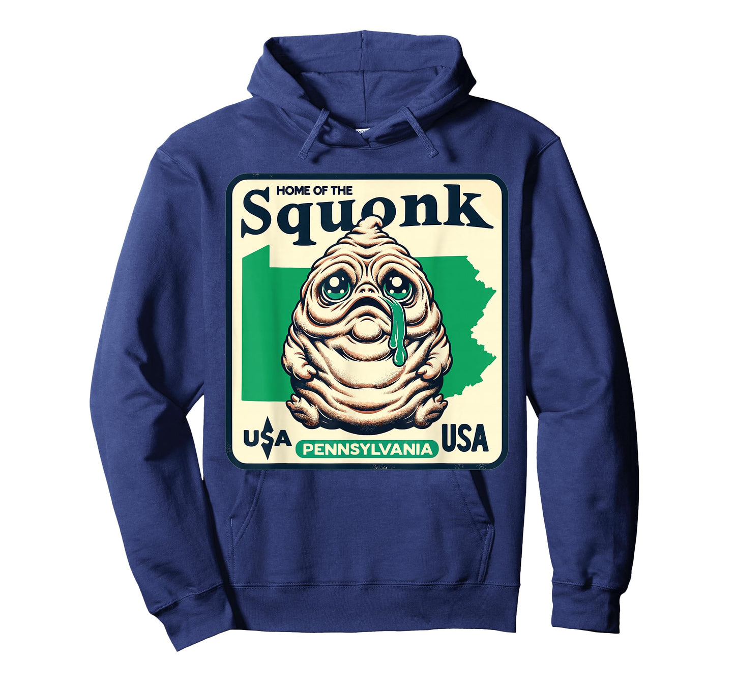 Home State Squonk Pennsylvania Sad Emo Cryptid Design T-Shirt