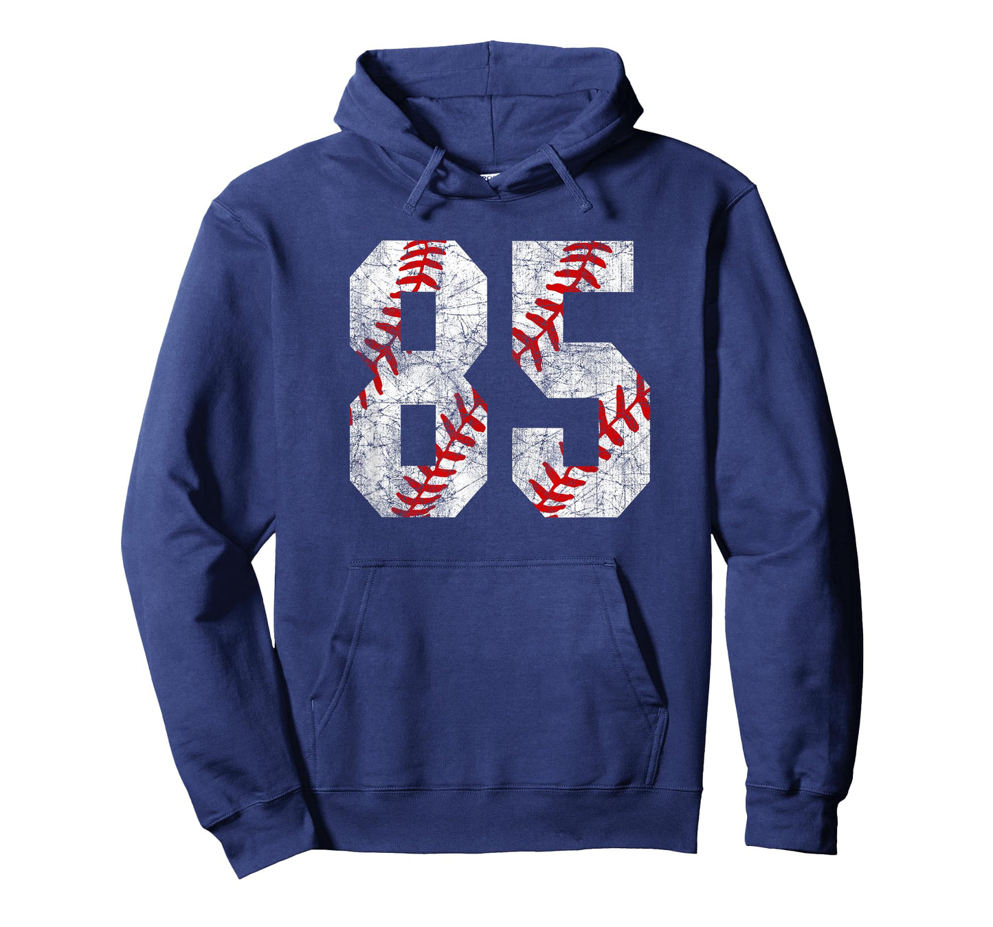 Distressed Baseball Number 85 Jersey Uniform Player Fan T-Shirt