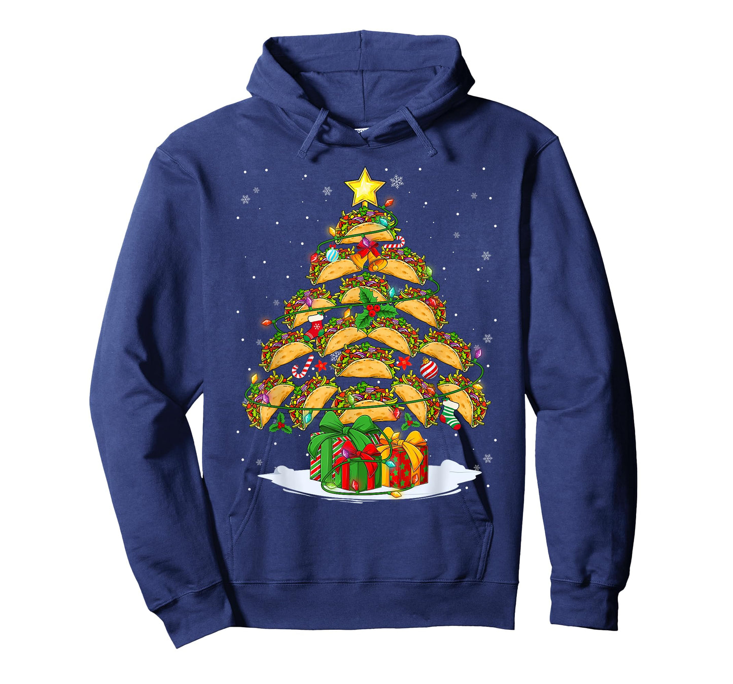 Funny Tacos Christmas Tree Lights & Ornaments Food Lovers T-Shirt