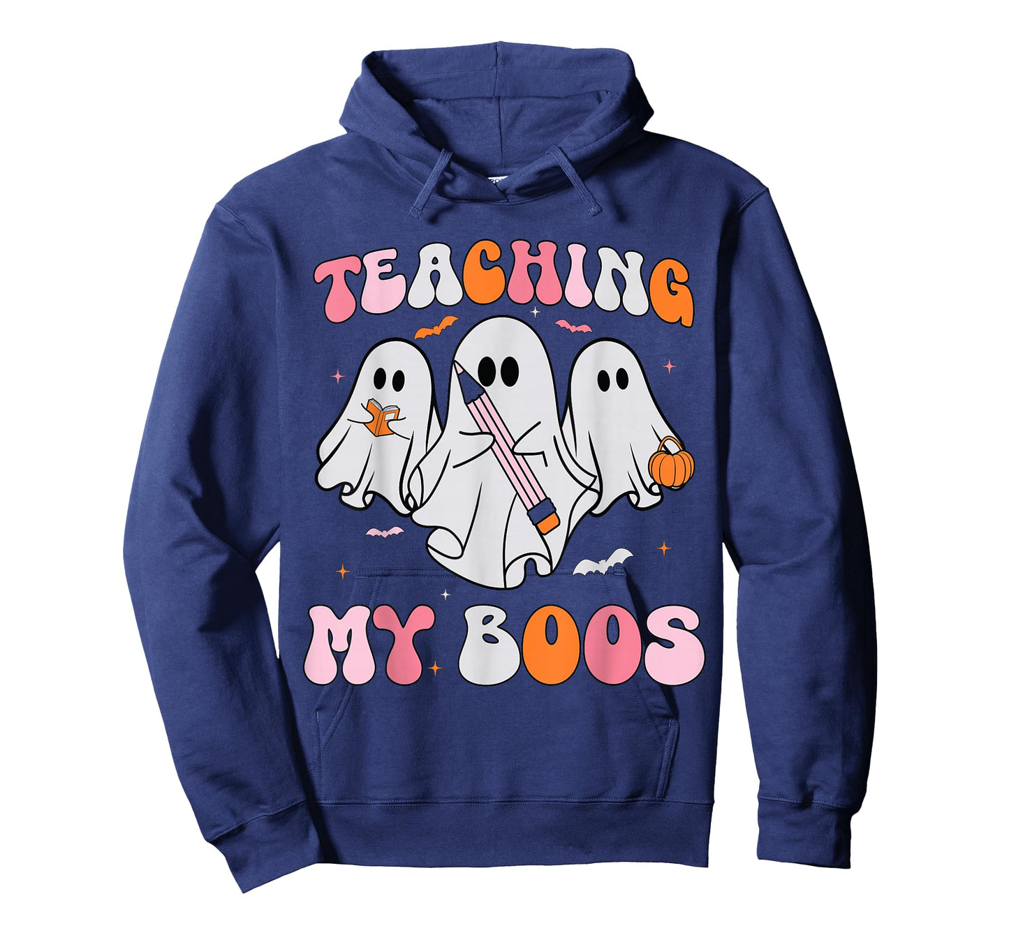 Halloween Ghost Teachers Teaching My Boos Costume Women Men T-Shirt