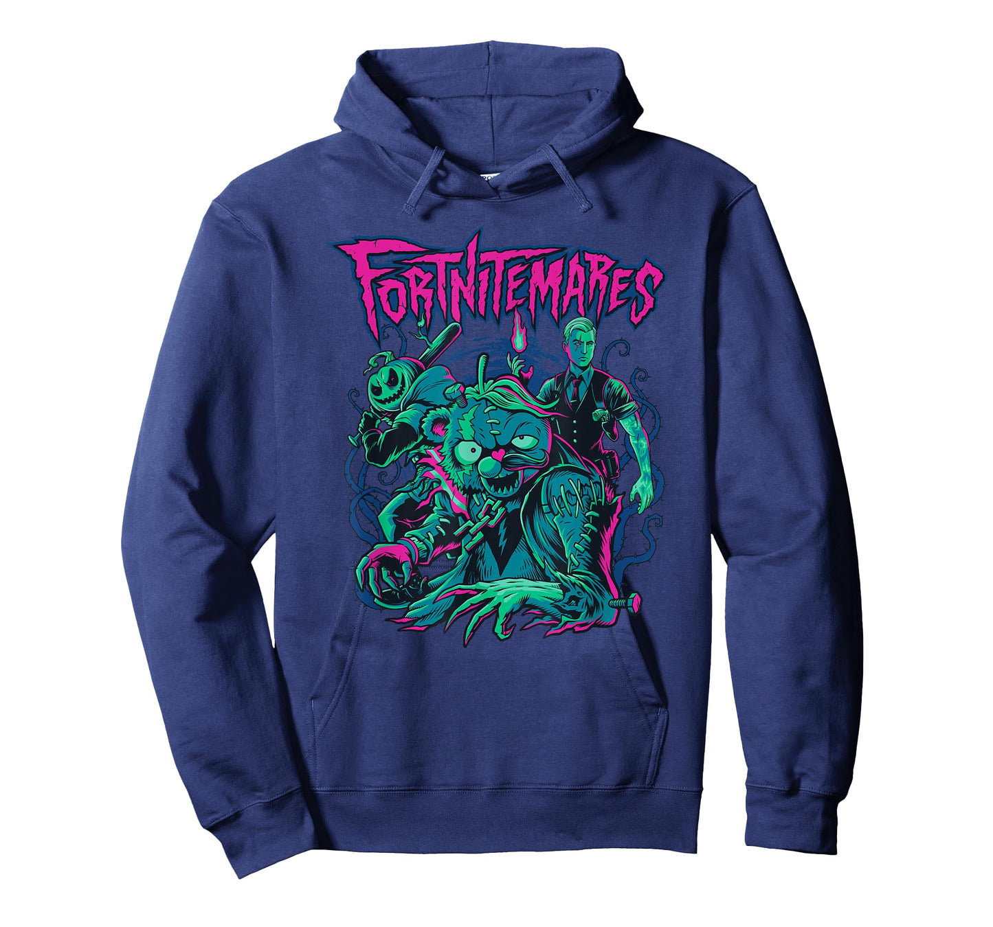 Fortnite Halloween Fortnitemares Retro Horror Group Shot T-Shirt