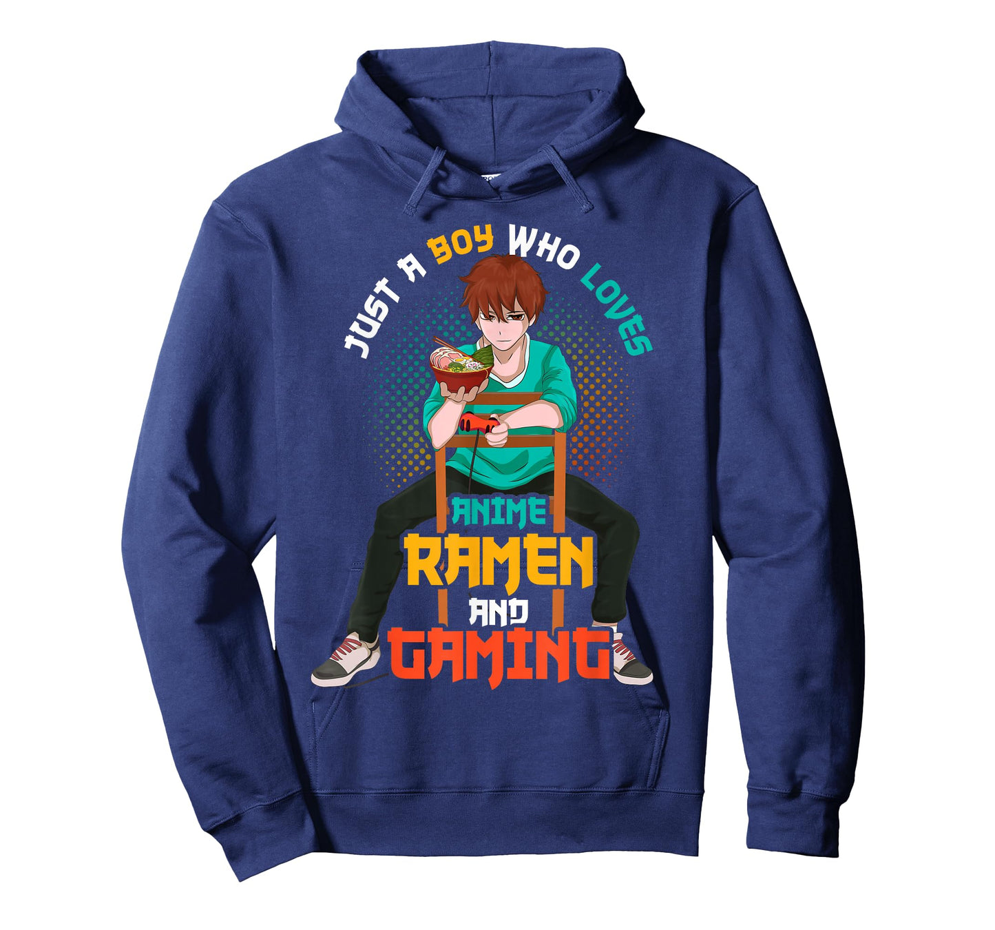 Gamer Ramen Noodles Gaming Japanese Manga Boys Anime T-Shirt