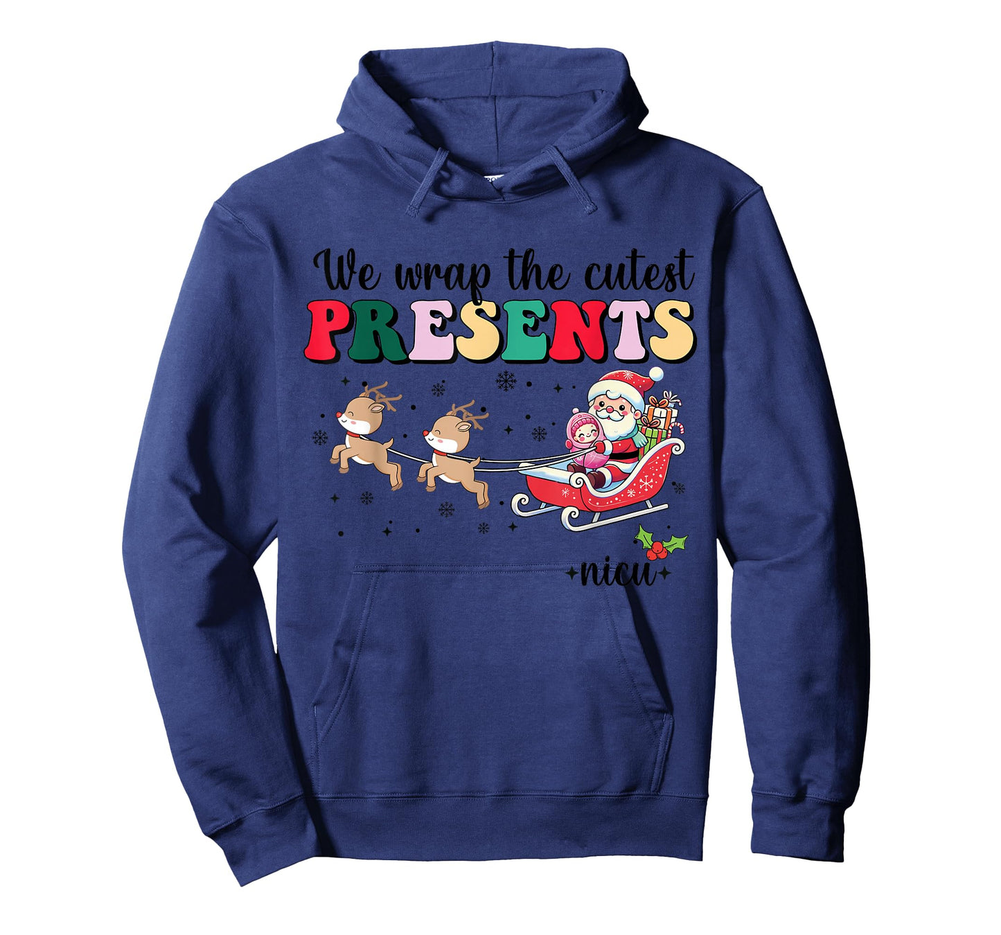 We Wrap The Cutest Presents Nicu Christmas Swaddled Babies T-Shirt