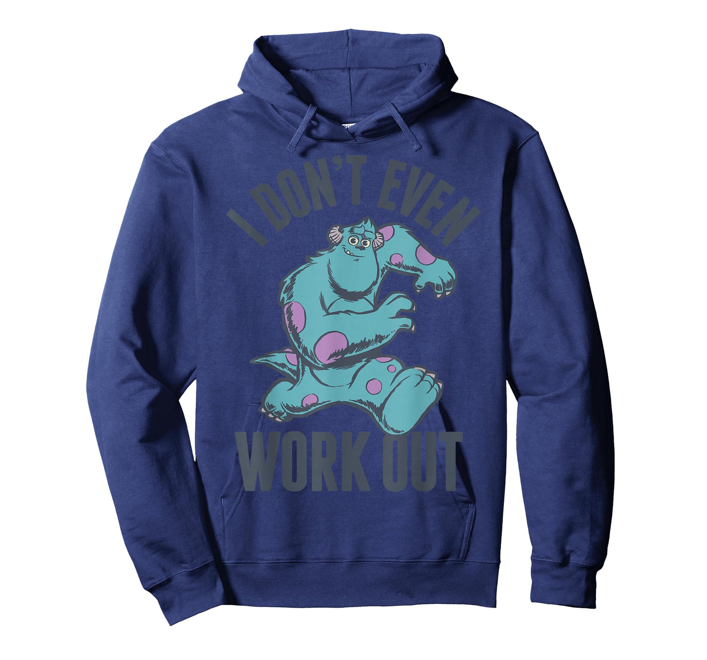 Disney Pixar Monsters, Inc Sulley I Don't Even Work Out Logo T-Shirt