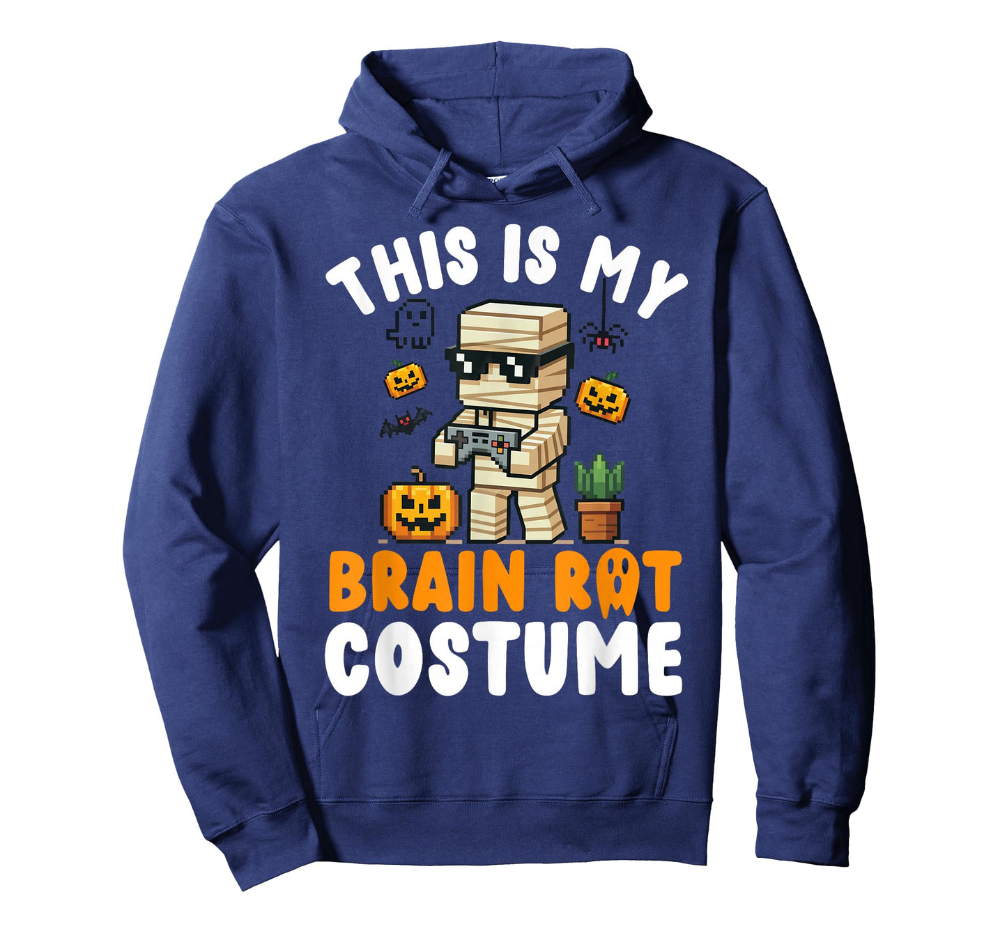 Brain Rot Halloween Costumes Kids Teen Boys Brainrot Gamer T-Shirt