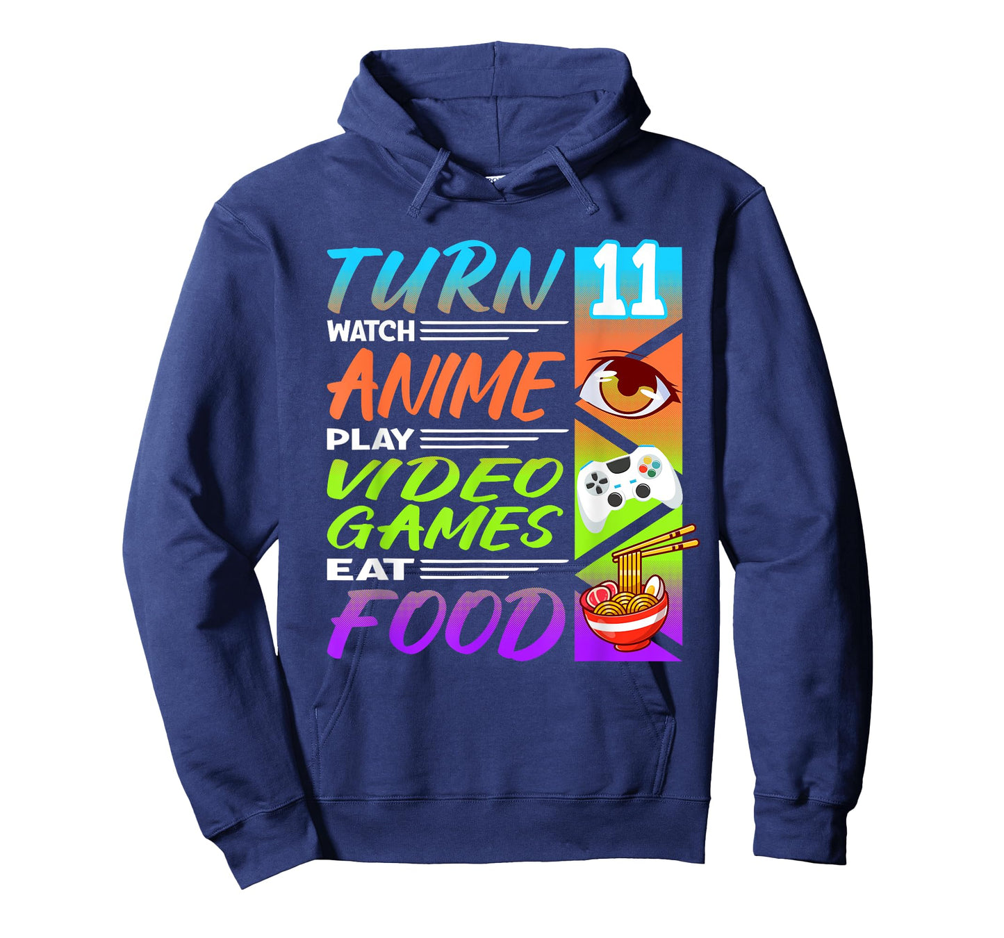 11th Birthday I Gamer I 90s Kawaii Ramen Noodles Anime T-Shirt
