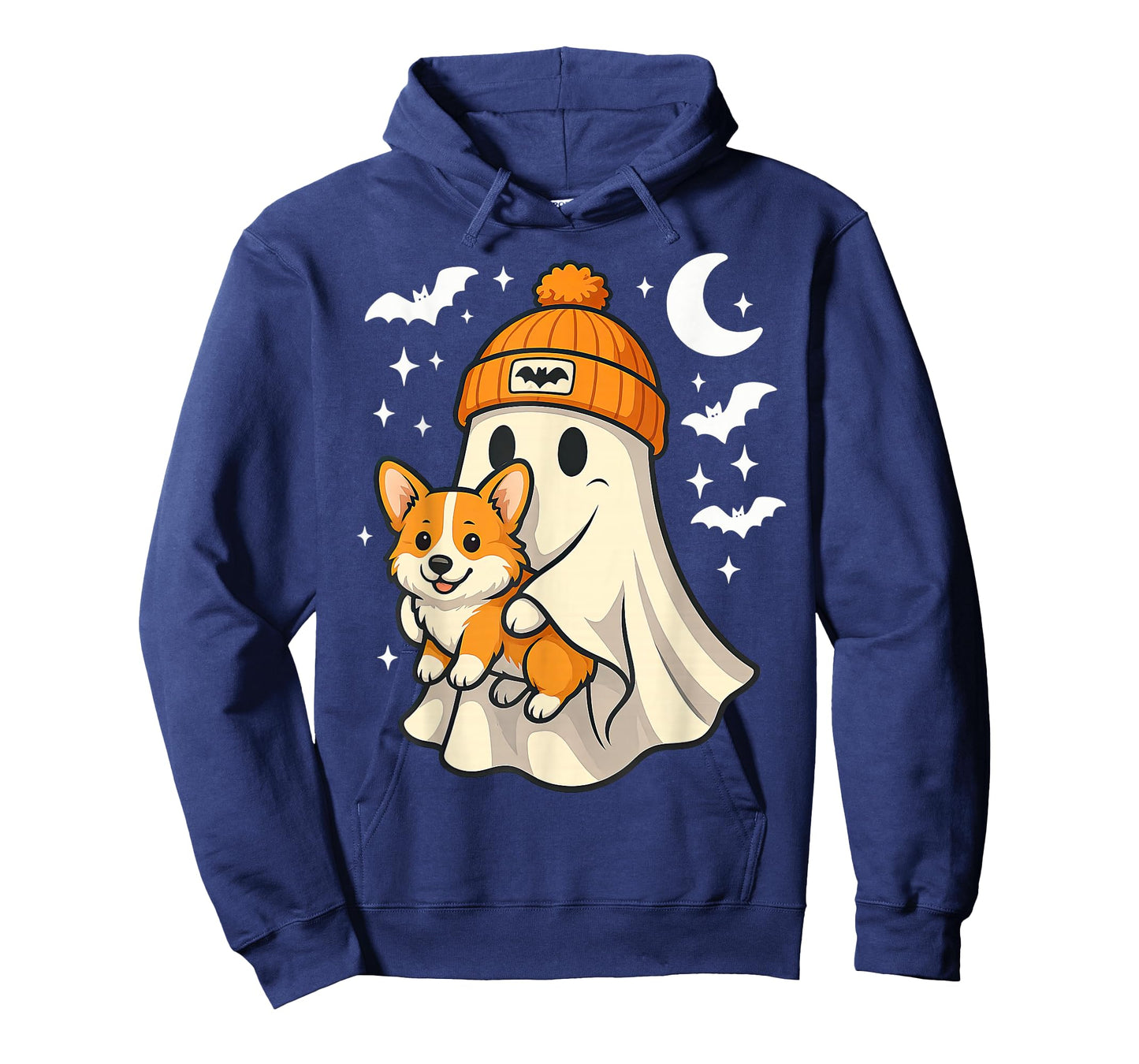 Ghost Pembroke Welsh Corgi Dog Lover Halloween Men Women T-Shirt