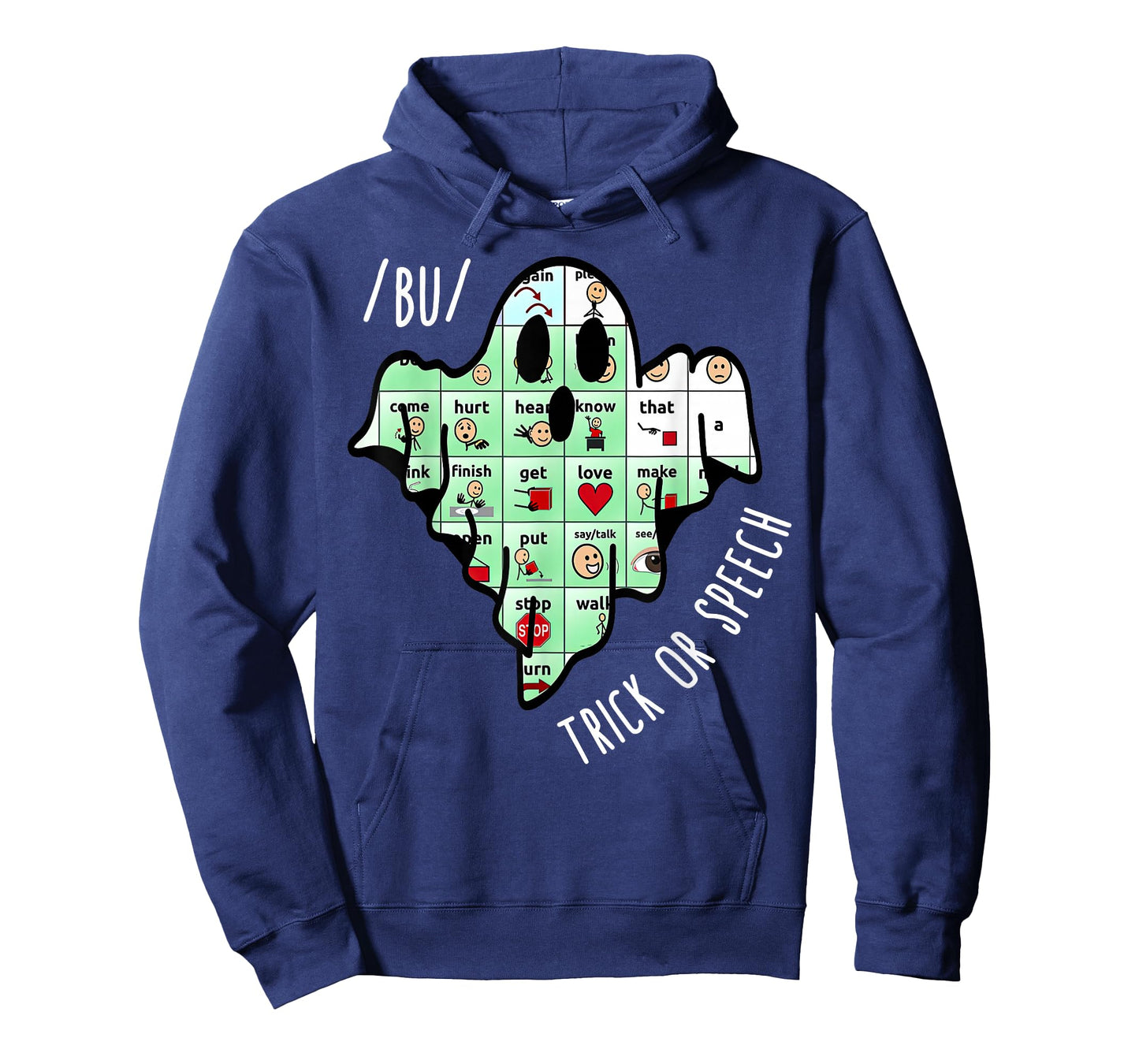 Trick Or Speech Ghost AAC SLP Halloween Pathologist T-Shirt