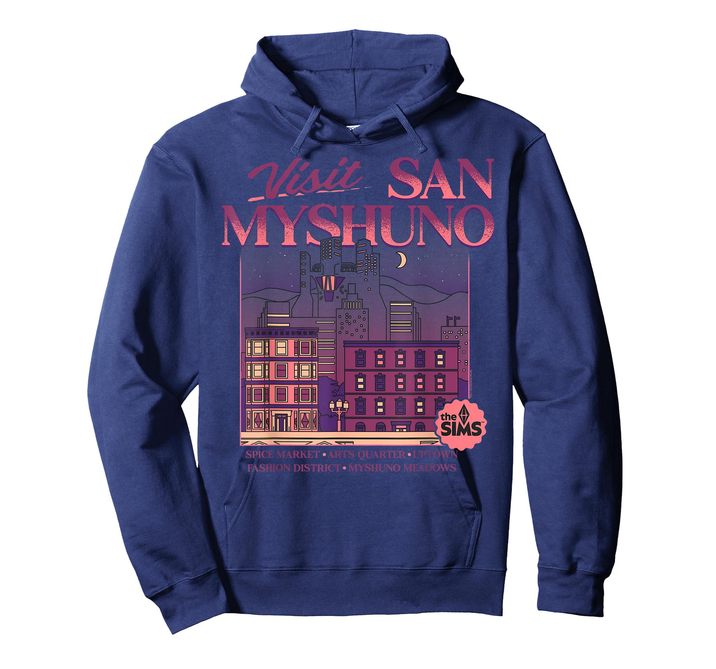 The Sims Visit San Myshuno City Living Video Game T-Shirt