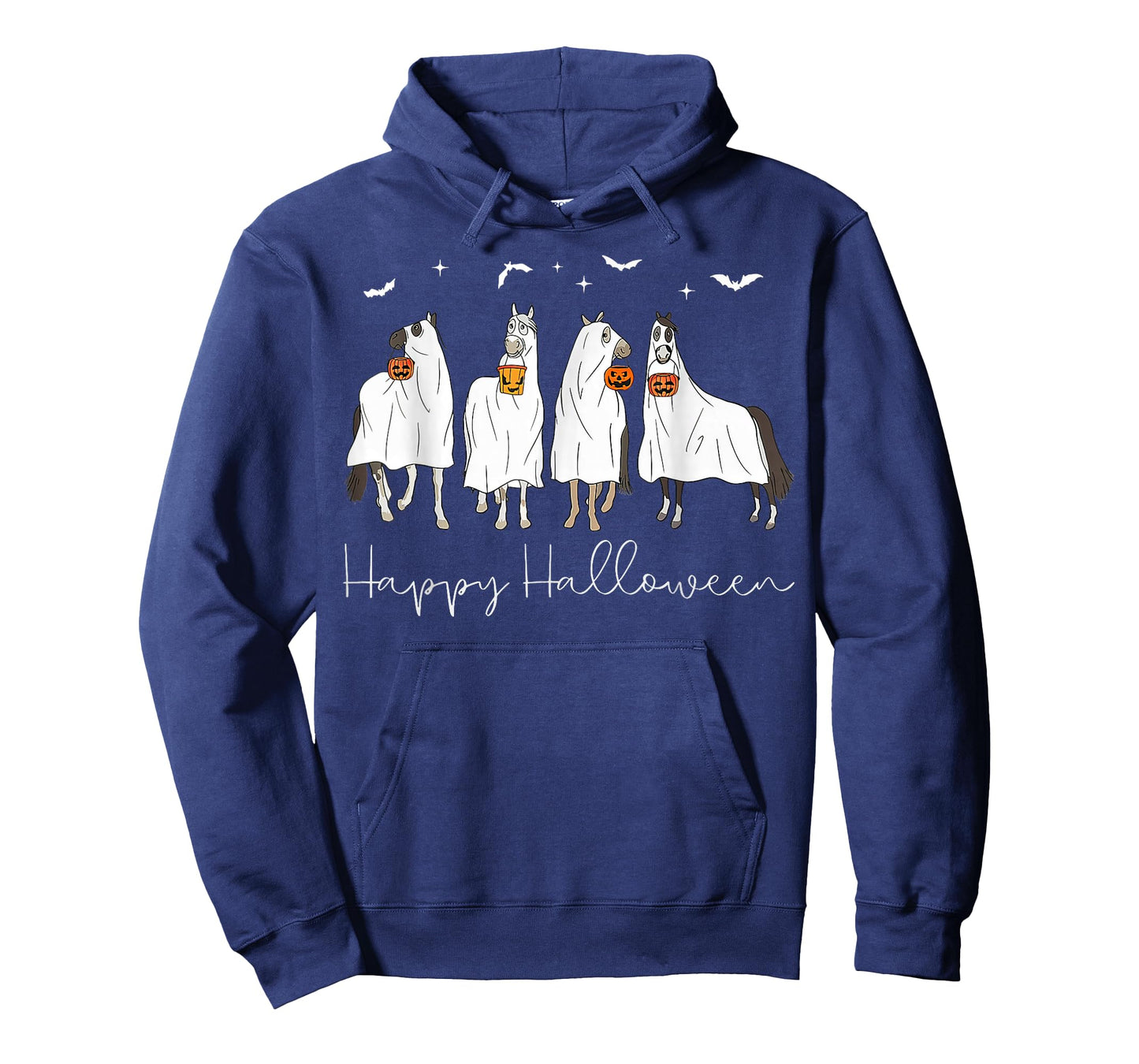 Happy Halloween Horse Ghost 2025 T-Shirt