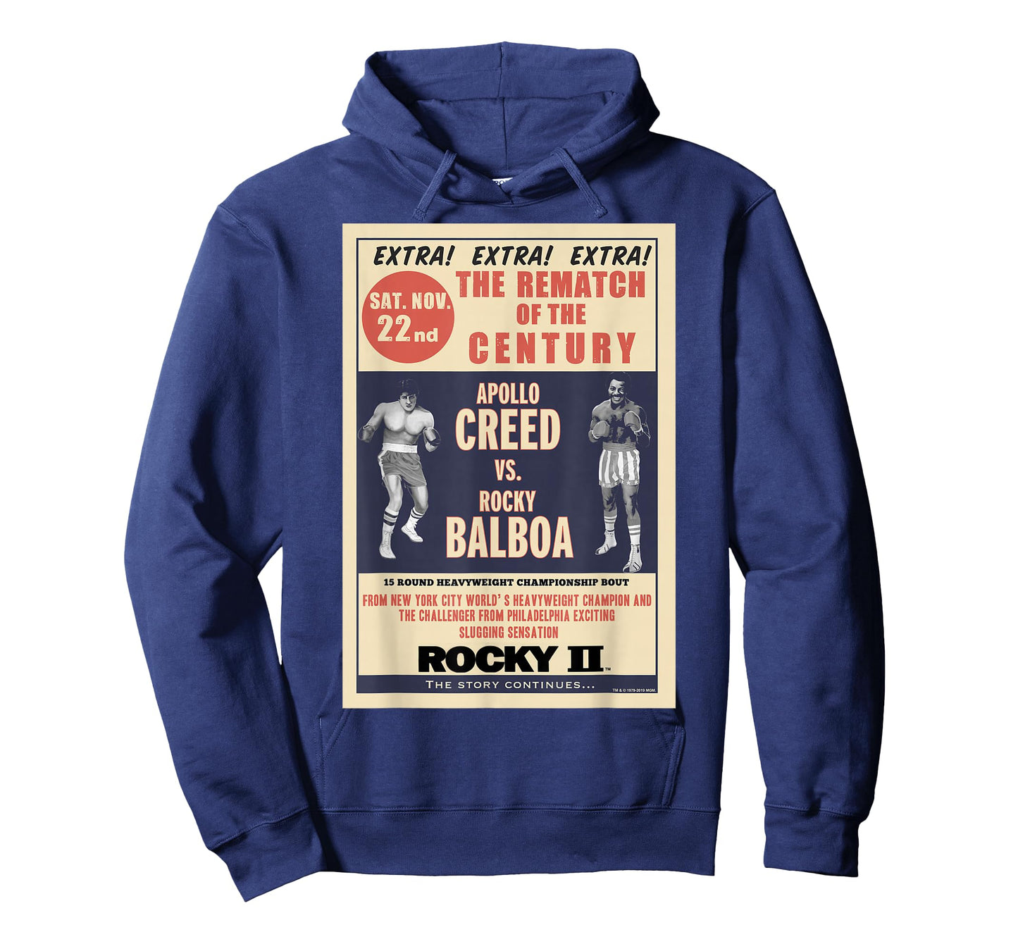 Rocky Creed Vs Balboa Rematch of The Century Poster T-Shirt