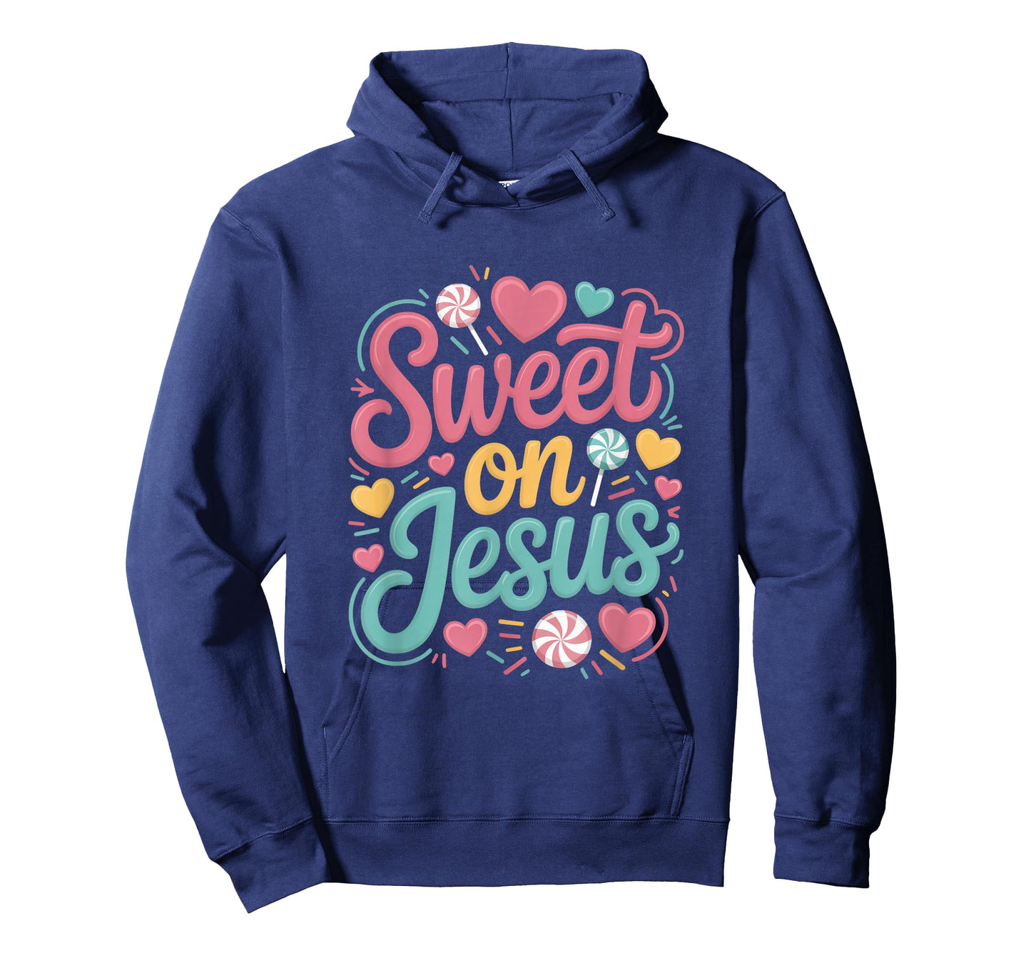 Sweet On Jesus Christian Heart Candy Love T-Shirt