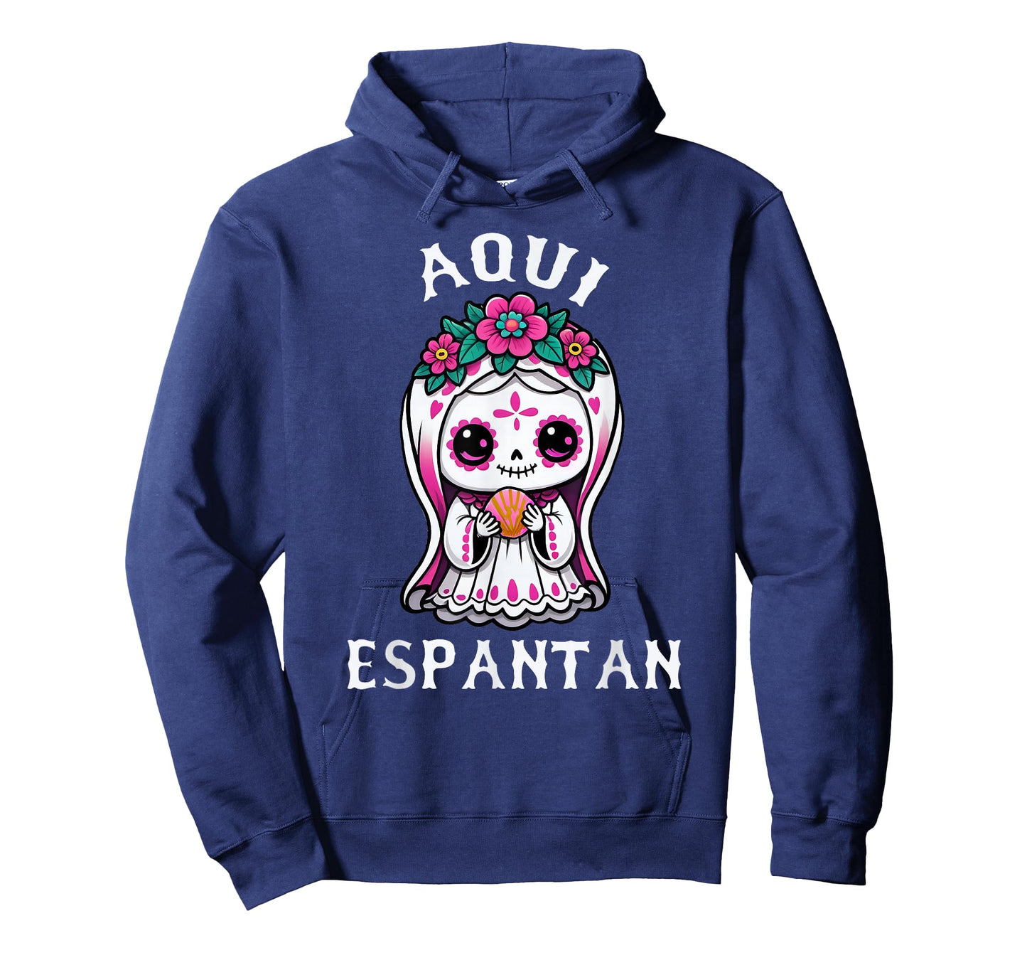 Aqui Espantan Ghost Pan Dulce Spanish Halloween Mexican T-Shirt