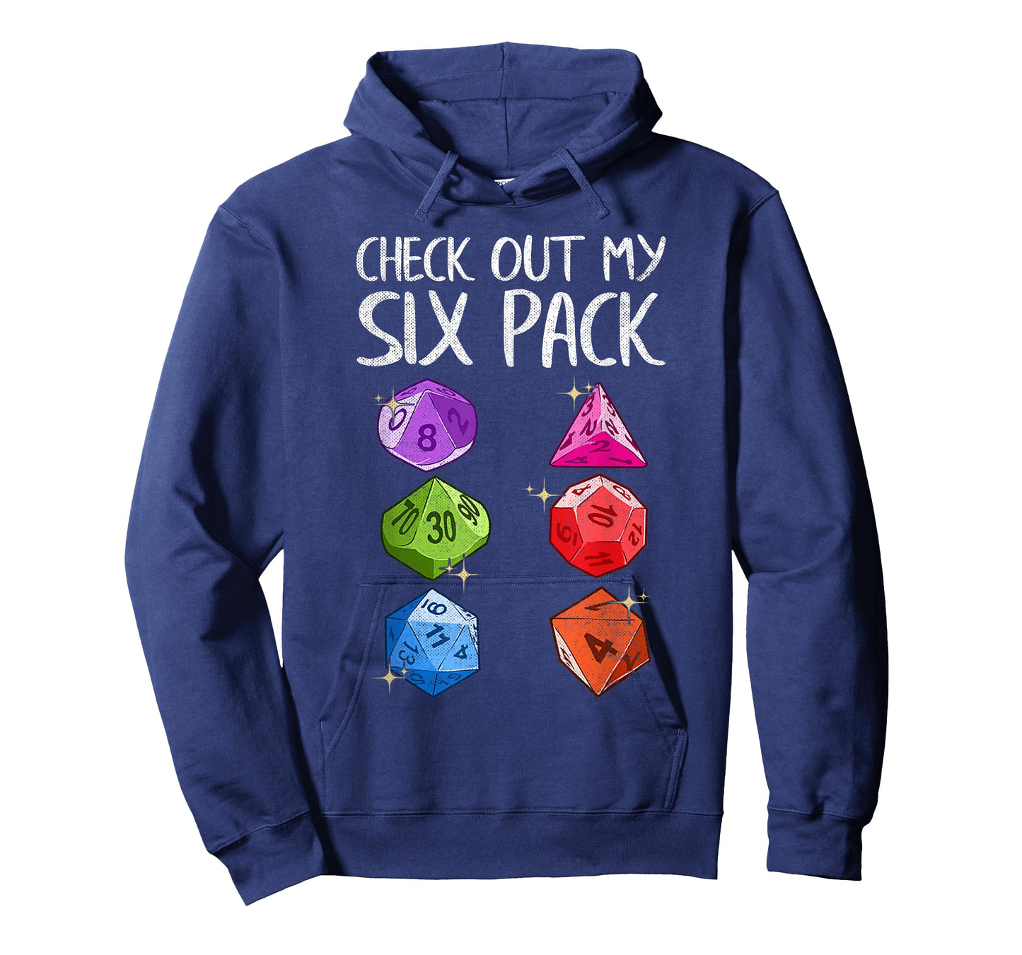 Check Out My Six Pack Gaming Dice Joke Funny Gamer Nerd Gift T-Shirt
