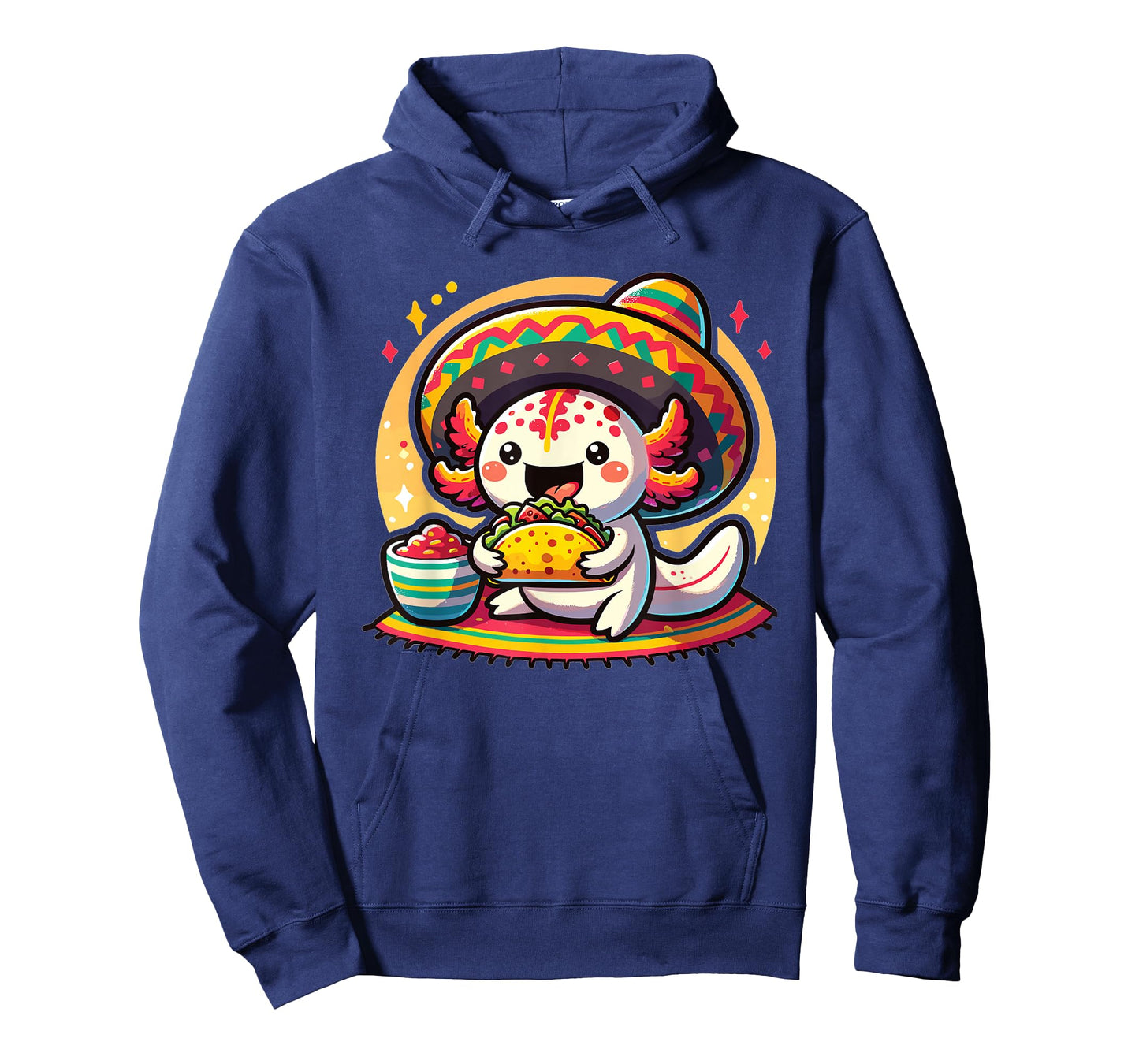 Tacolotl Funny Mexican Axolotl Eats Taco T-Shirt