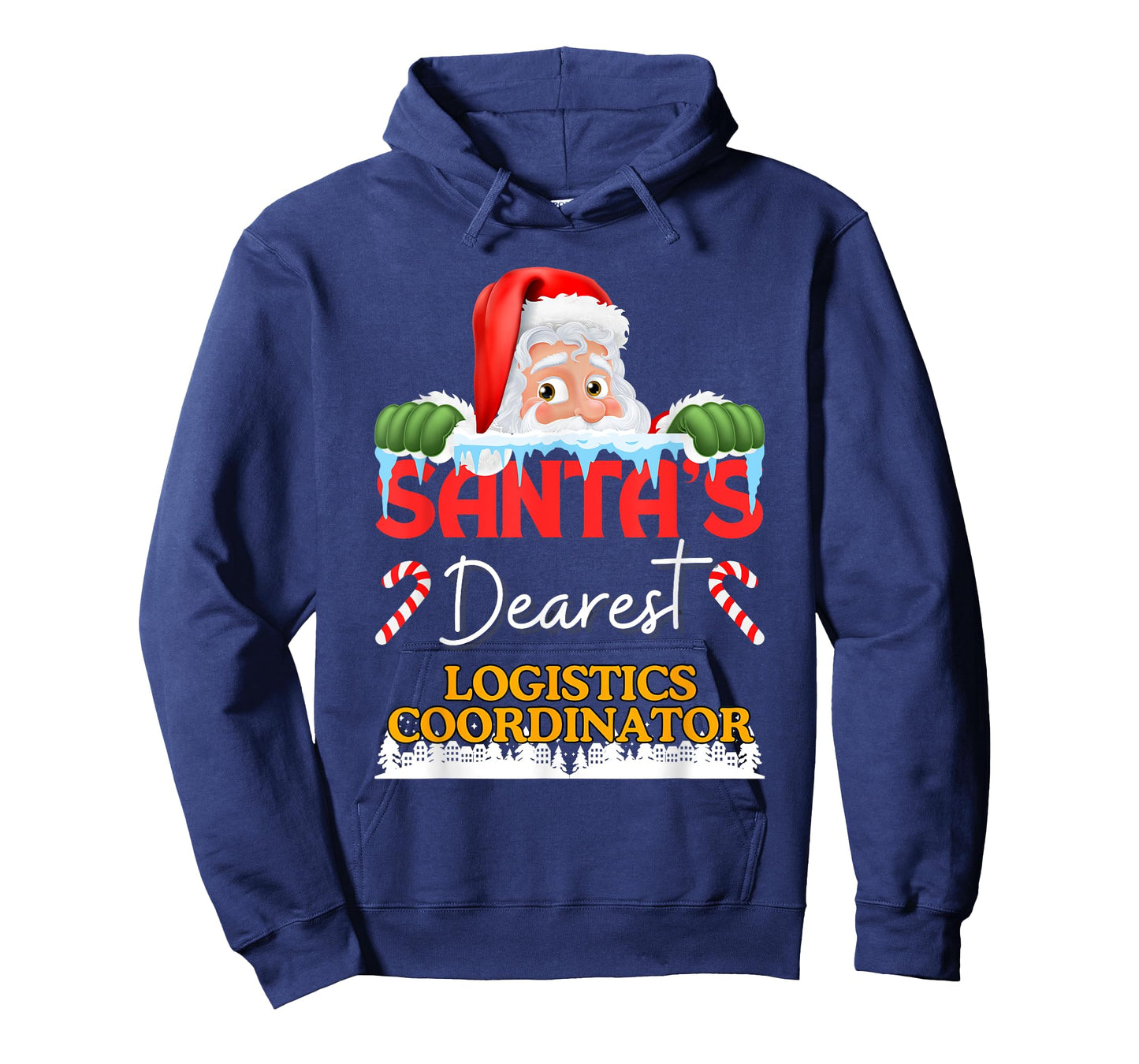 Logistics Coordinator Christmas Job Profession Santa Claus T-Shirt