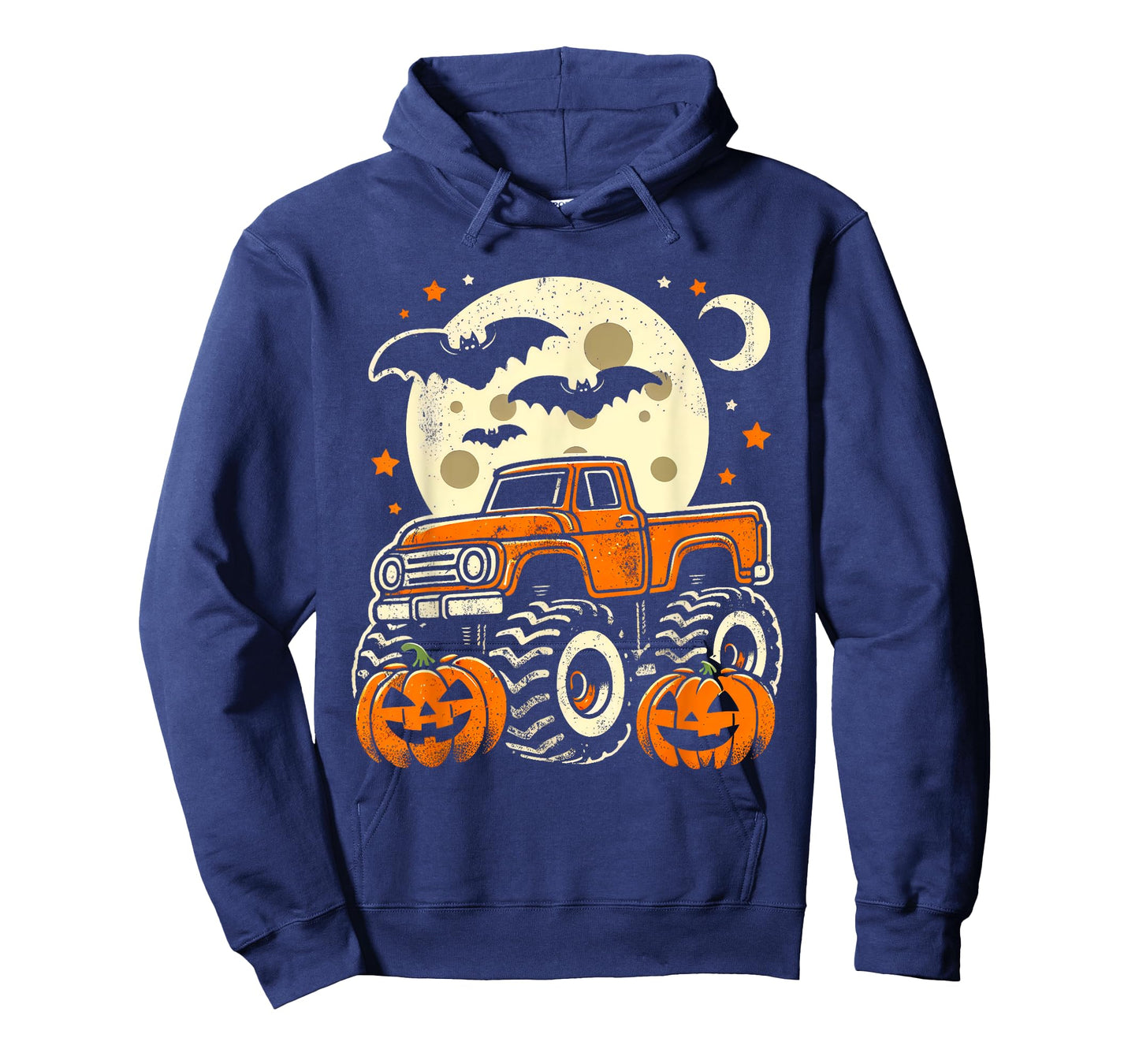 Halloween Shirt For Kids Boy Monster Truck Pumpkin Halloween T-Shirt