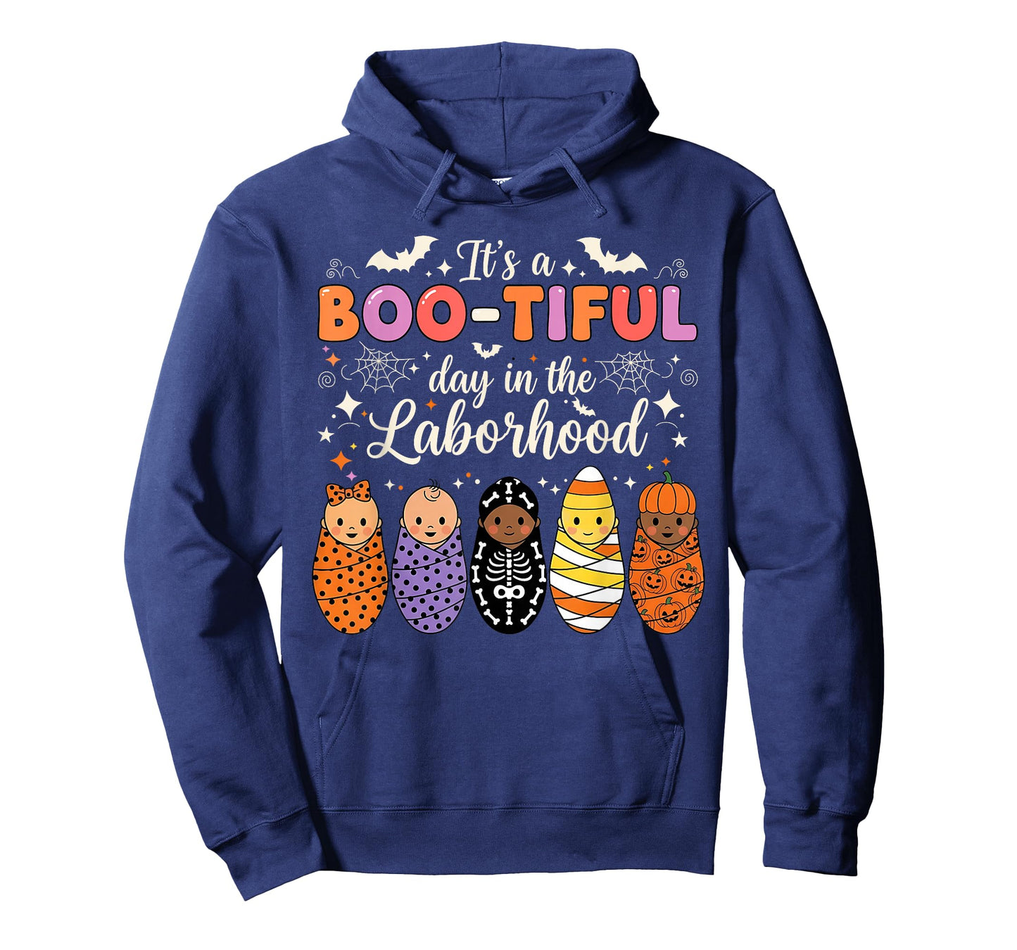 Spooky Swaddle Squad Halloween Funny Labor and Delivery T-Shirt