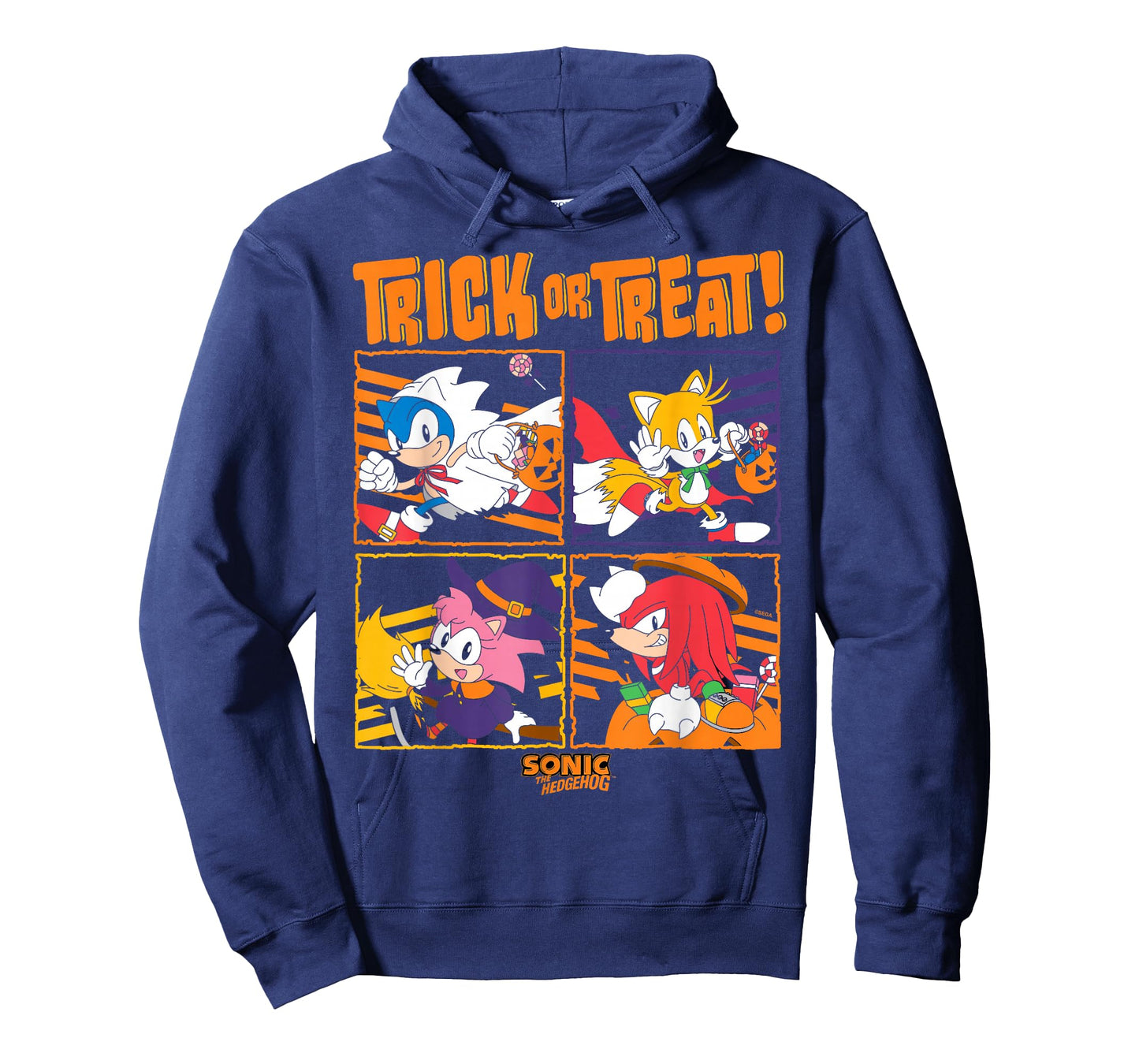 Sonic The Hedgehog Halloween Trick Or Treat Cute Disguises T-Shirt