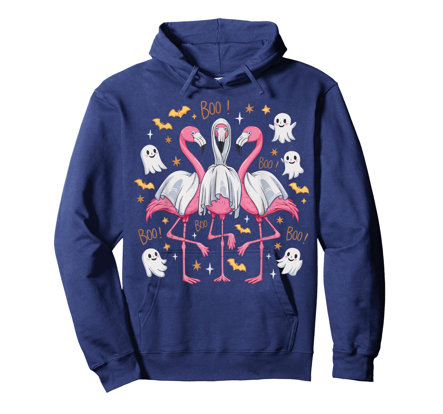 Flamingo Halloween Spooky Wading Bird Scary Trick Or Treat T-Shirt