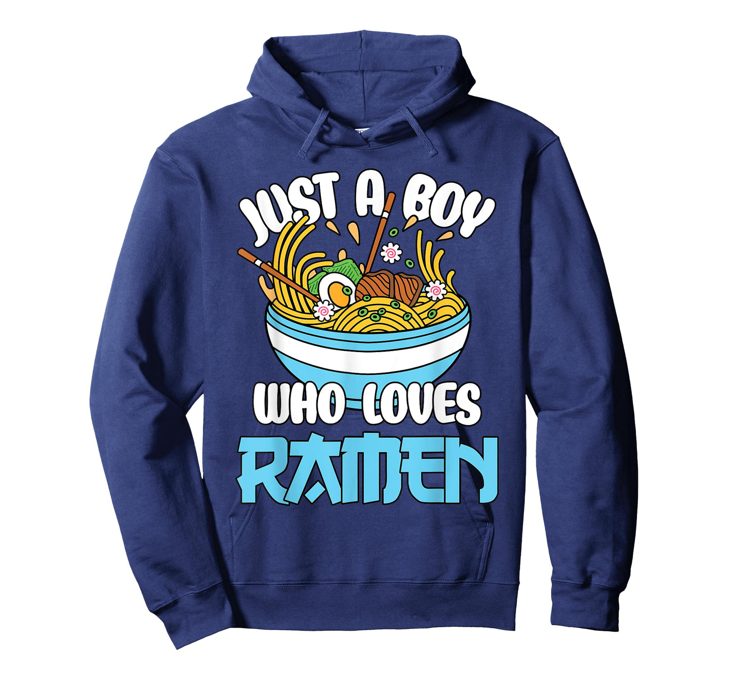 Just A Boy Who Loves Ramen Japanese Noodles Boys Kids T-Shirt
