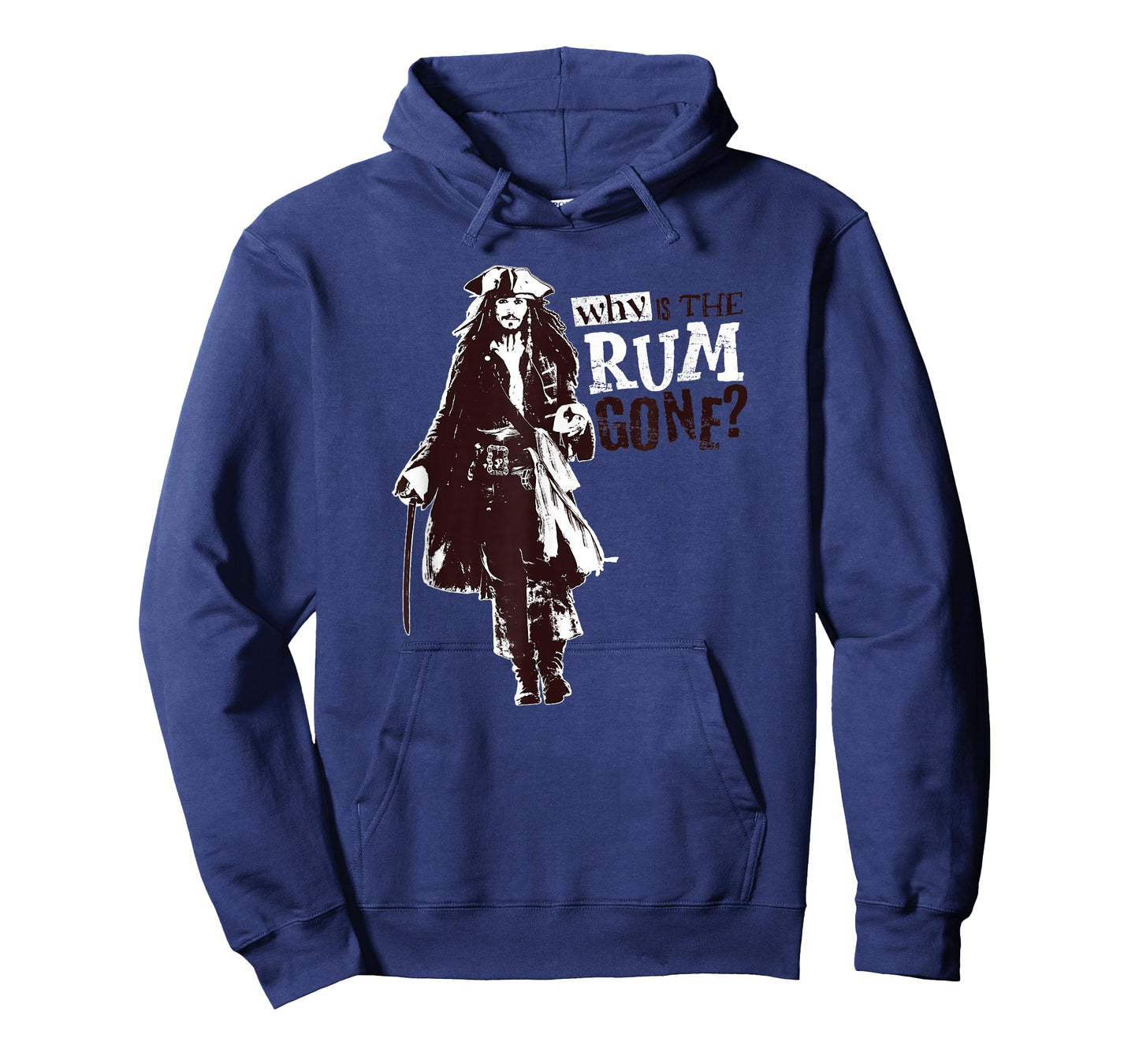 Disney Pirates of The Caribbean Jack Why is The Rum Gone? T-Shirt Small