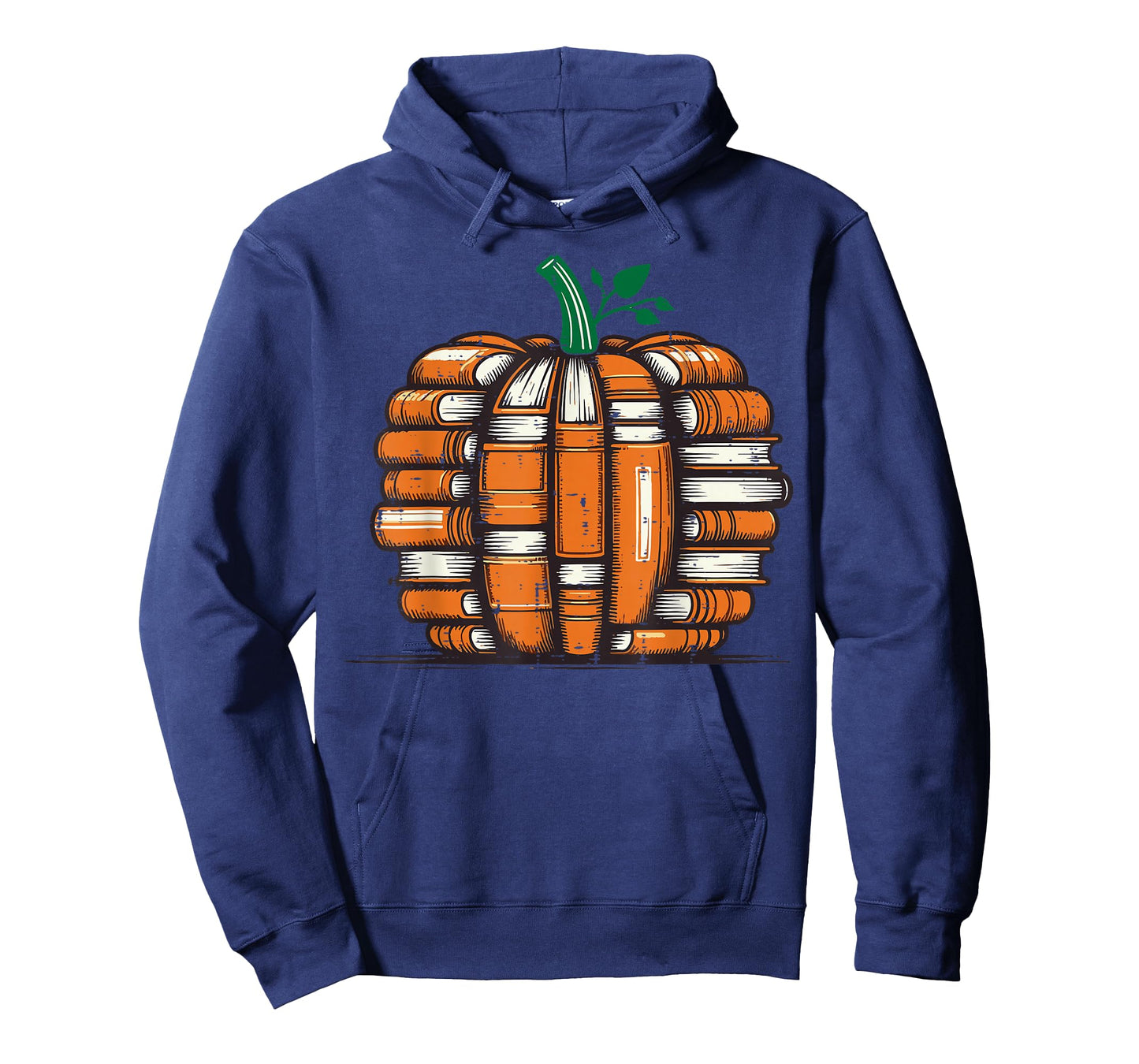 Halloween Books Pumpkin Reading Teacher Fall Men Women T-Shirt