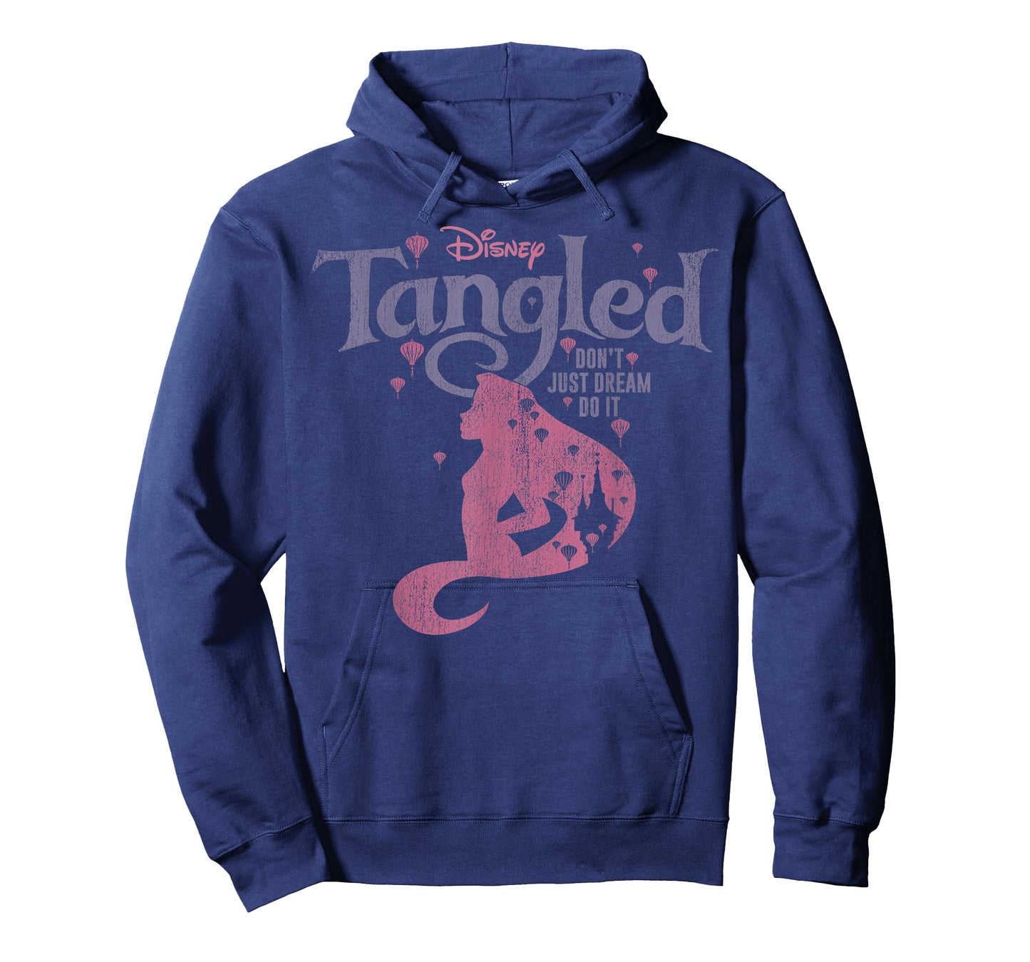 Disney Tangled Silhouette Don't Just Dream Graphic T-Shirt T-Shirt Small