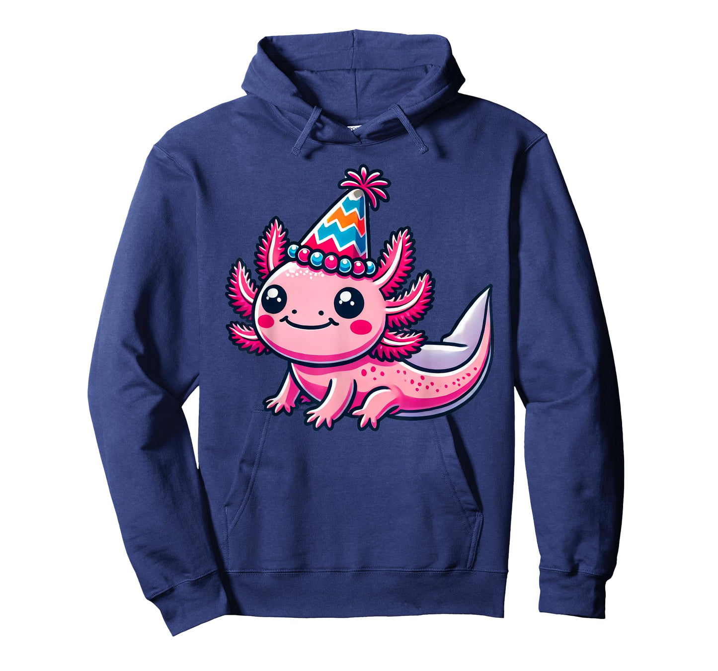 Anime Kawaii Axolotl Birthday Party Hat T-Shirt