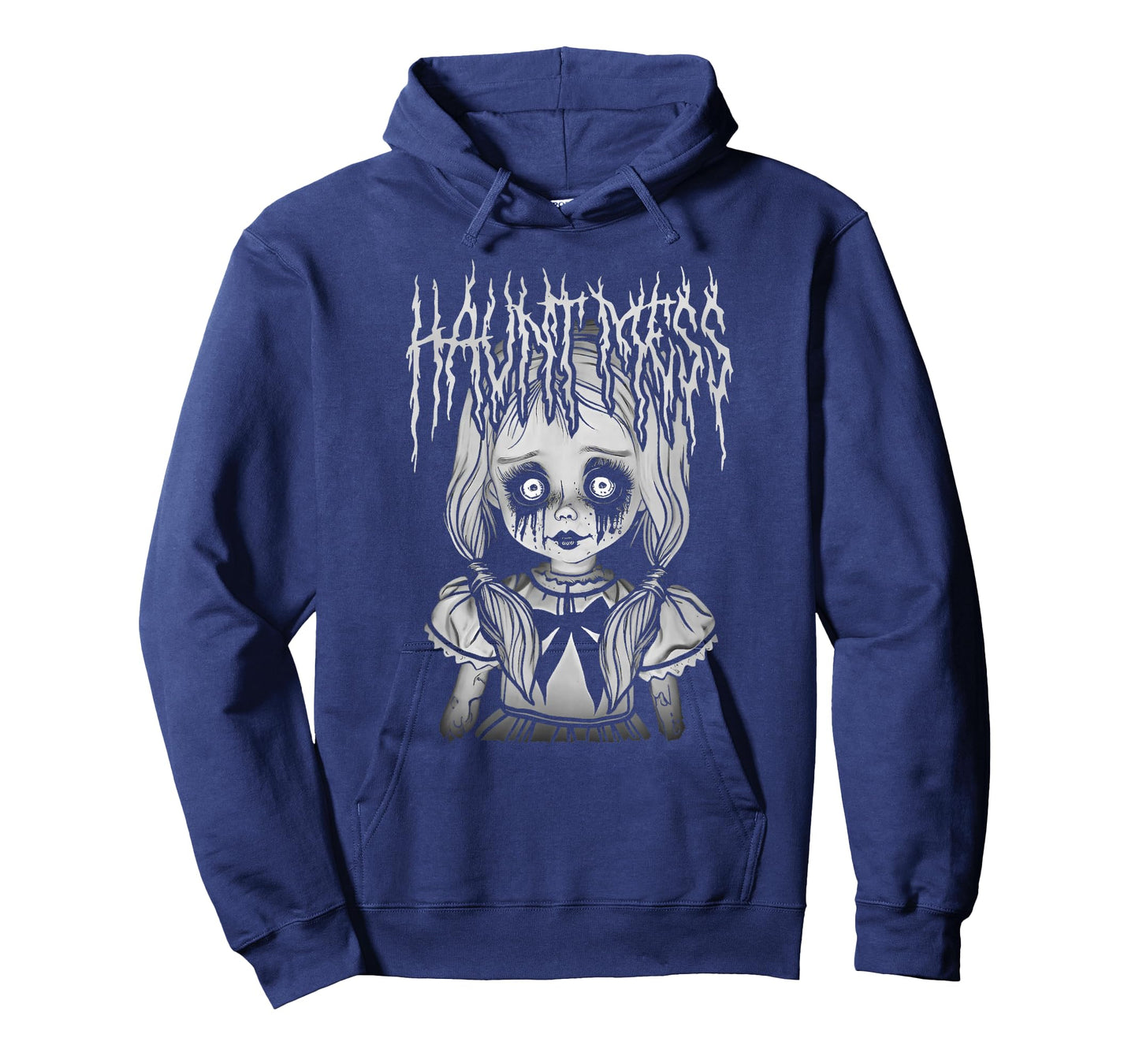 Haunt Mess Creepy Haunted Doll Illustration T-Shirt