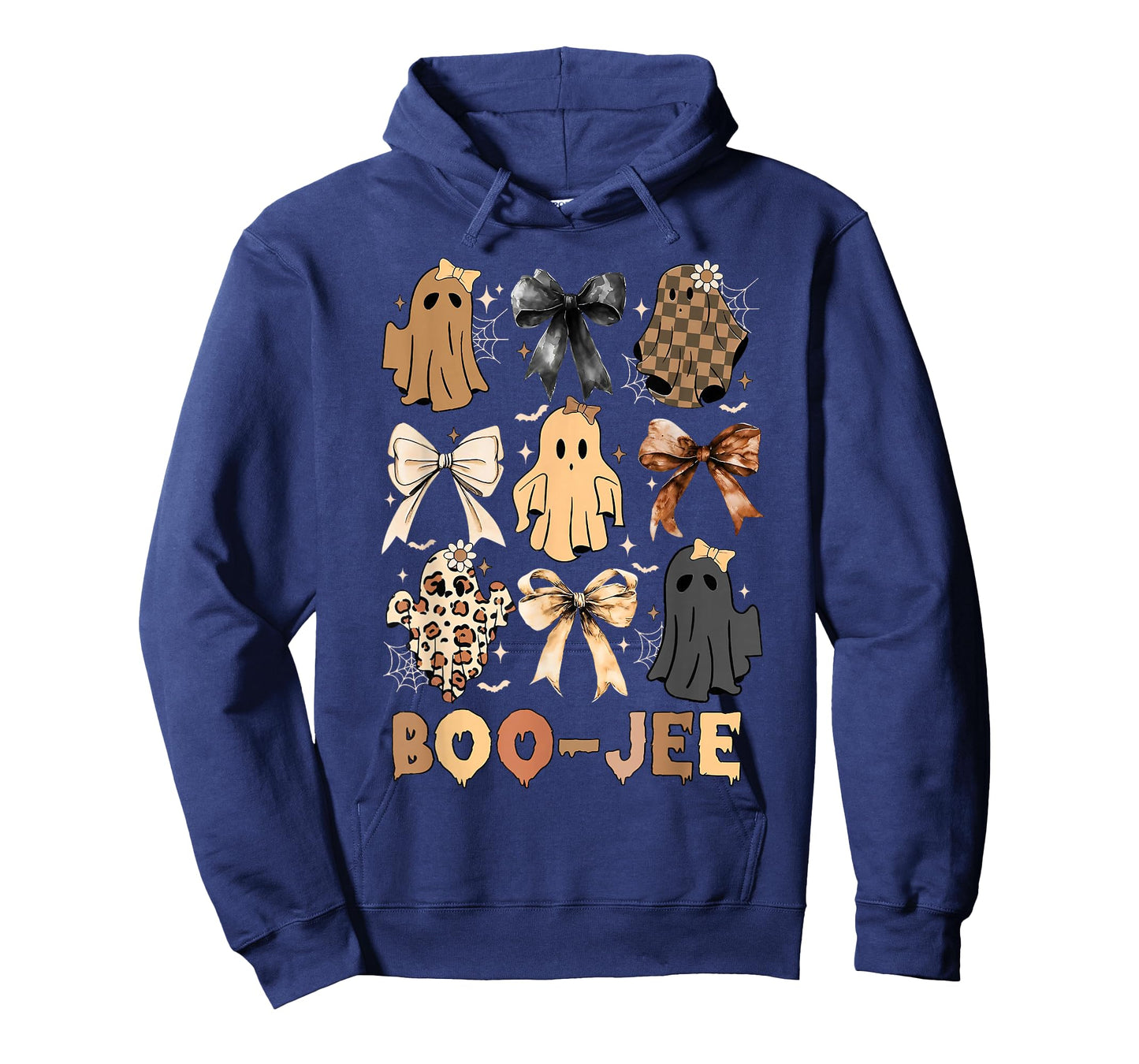 Funny Ghost Boo-Jee Coquette Bow Spooky Season Halloween T-Shirt