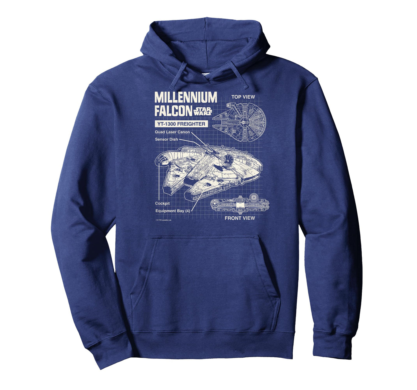 Star Wars - Millennium Falcon Schematic T-Shirt