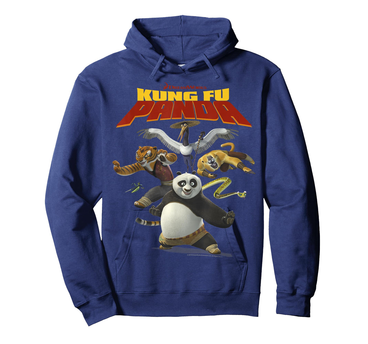 Kung Fu Panda Group Shot Action Portrait Movie Logo T-Shirt Small