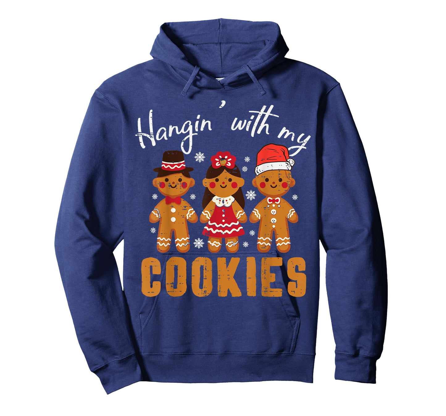 Chistmas Hangin With Cookies Xmas Gingerbread Women Men Kids T-Shirt