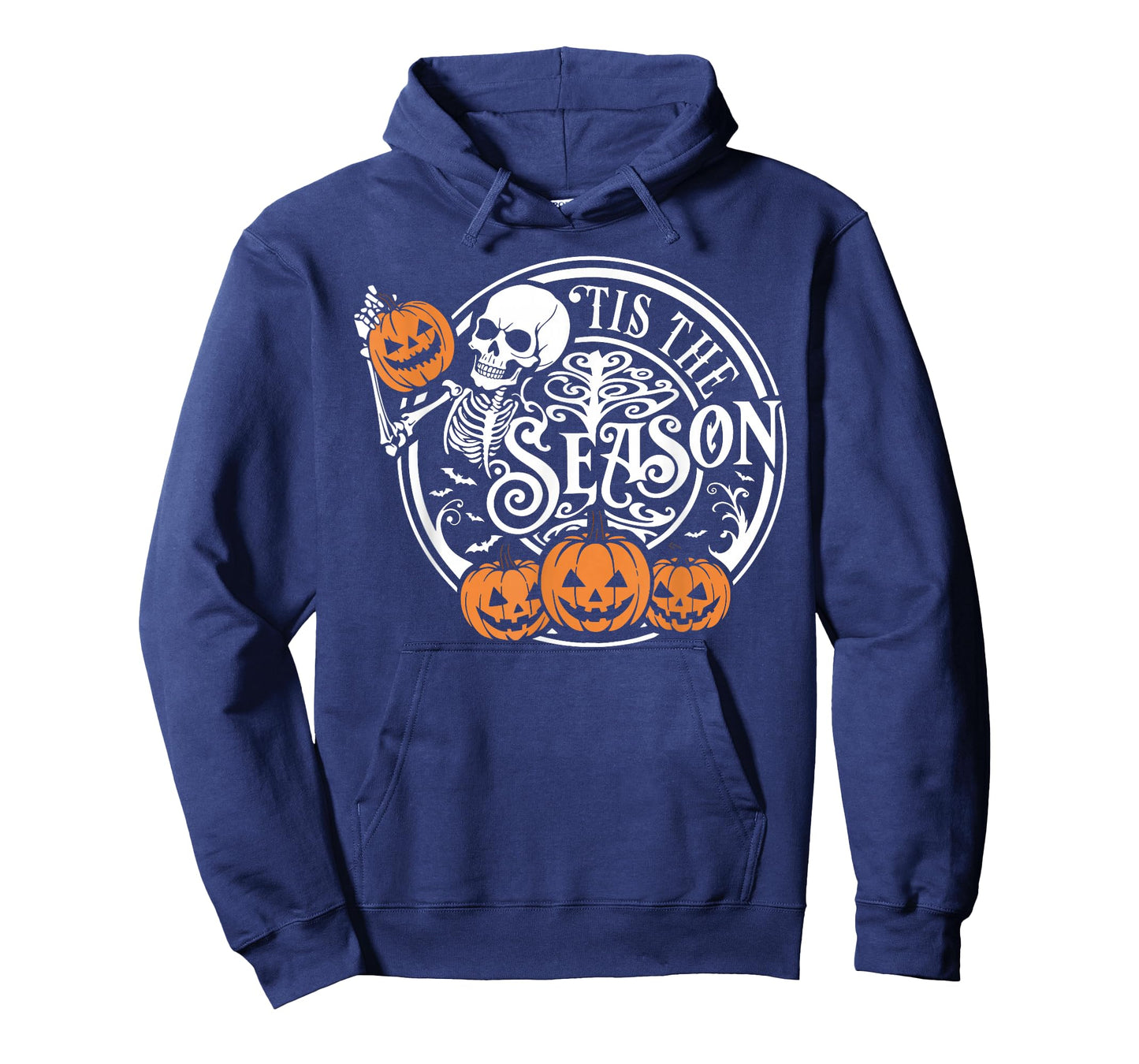 Tis The Season Jack O Lantern Skeleton Spooky Halloween T-Shirt