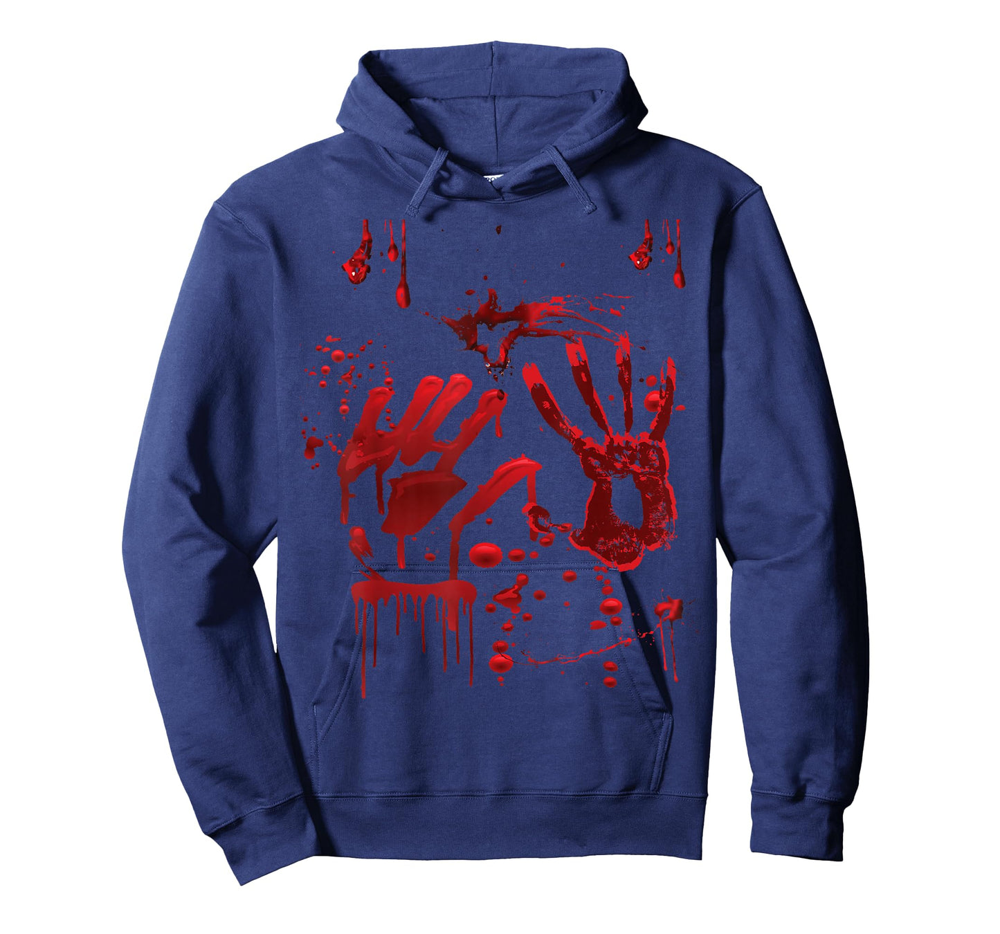 Halloween Bloody Hands Blood Splatter Zombie Costume T-Shirt